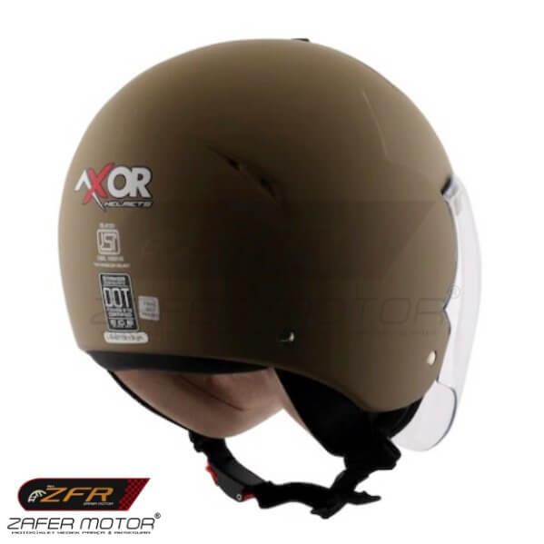 AxorKaskAxor Striker Desert Çenesiz Vizörlü Kask