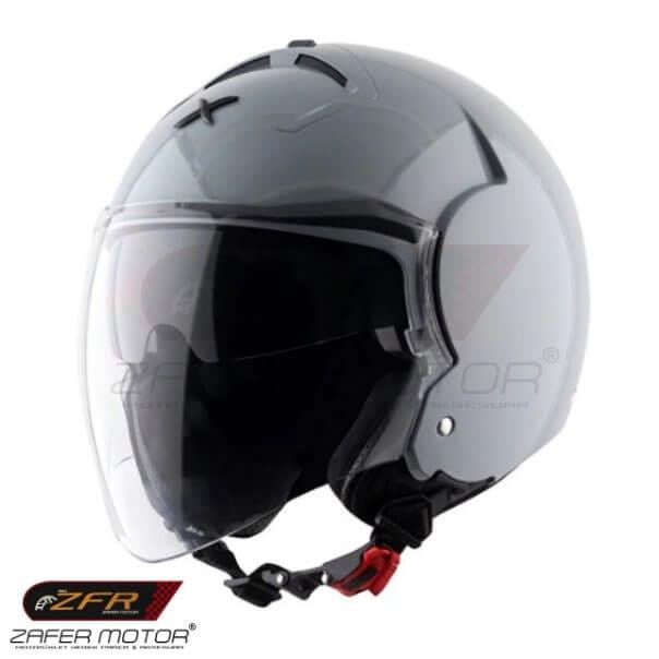 AxorKaskAxor Striker Nardo Gri Çenesiz Vizörlü Kask
