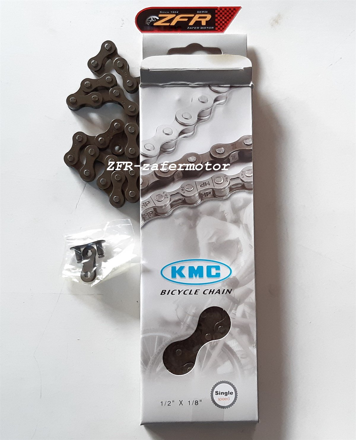 MarkasızYedek ParçaBMX BİSİKLET (VİTESSİZ) MOBİLET ZİNCİR KMC TAİWAN 114L
