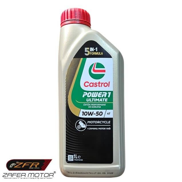 CastrolYağCastrol Power1 Ultimate 10W-50 Sentetik Motor Yağı 1Lt 2025 Üretim
