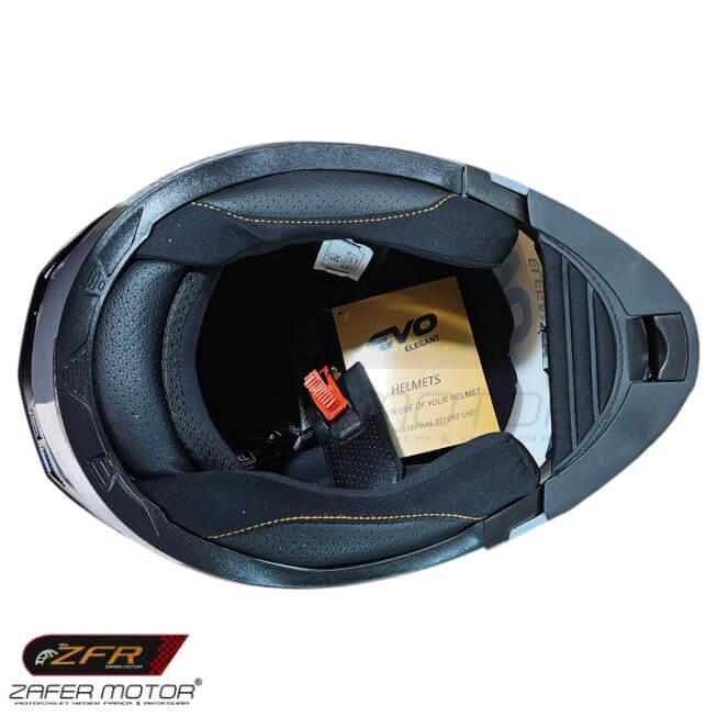 EVOKaskEvo FF906 Çene Açılır Vizörlü Nardo Gri Kask