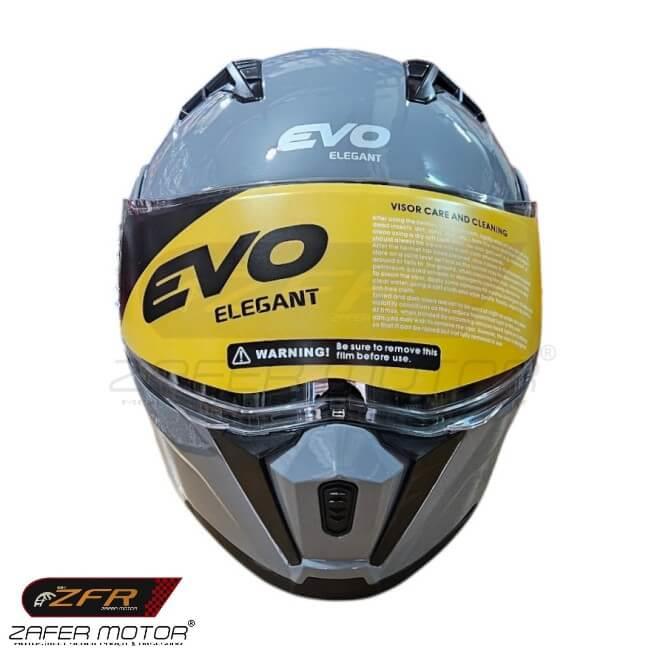 EVOKaskEvo FF906 Çene Açılır Vizörlü Nardo Gri Kask