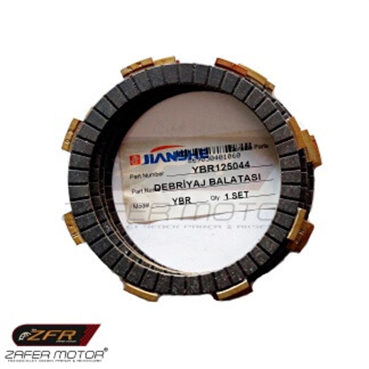 MarkasızDebriyajF.C.C YAMAHA YBR125 DEBRİYAJ BALATASI 4LÜ TAKIM