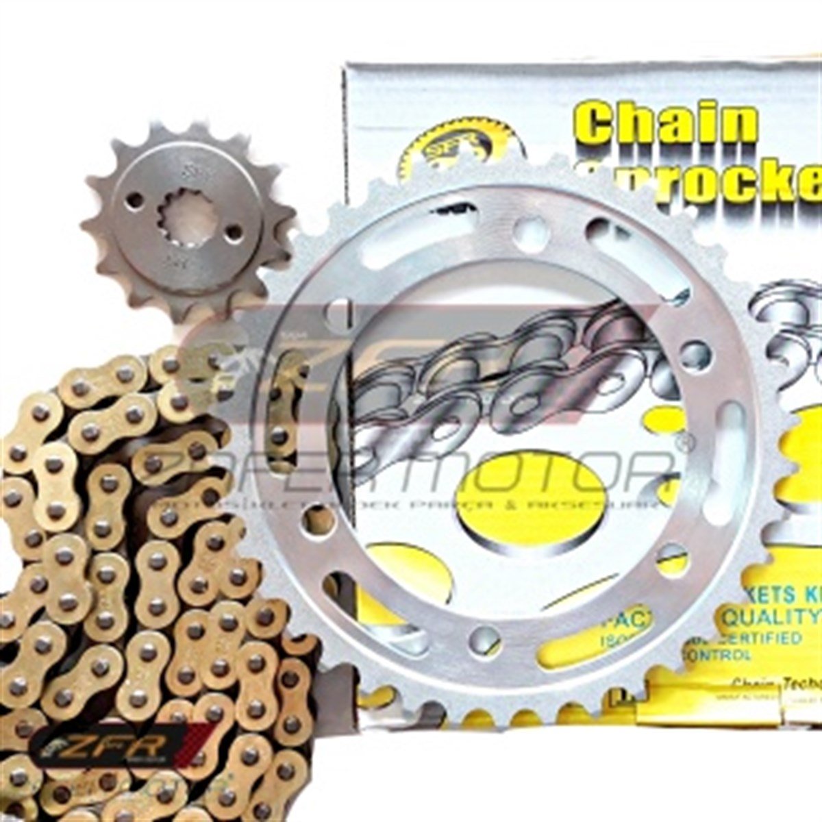SFRYedek ParçaHonda Cbr250 Ön Arka Dişli Zincir Seti Oringli Gold Sfr