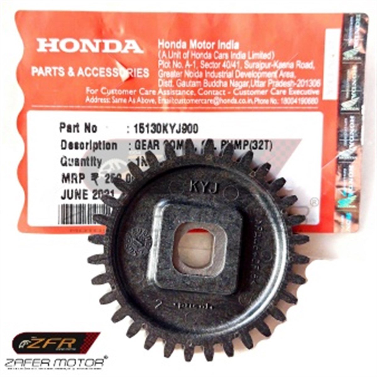 HondaYedek ParçaHonda Cbr250 Yağ Pompa Dişlisi Orijinal 15130KYJ900
