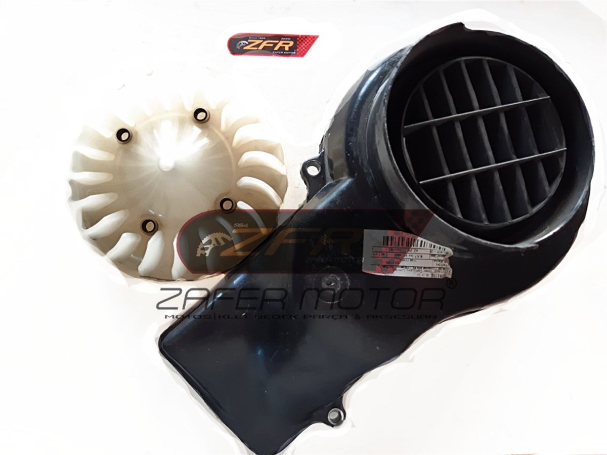 MarkasızYedek ParçaHONDA KİNETİC NH100 MOTOR SOĞUTMA FANI PERVANESİ VE KAPAĞI