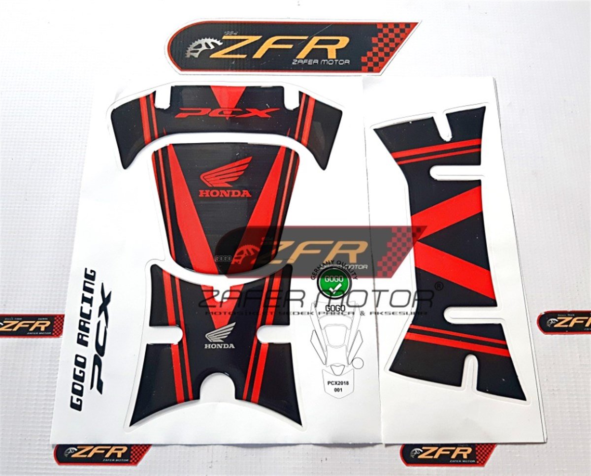 MarkasızAksesuarHONDA PCX 2018 2019 TANK PAD SETİ 4 PARÇA