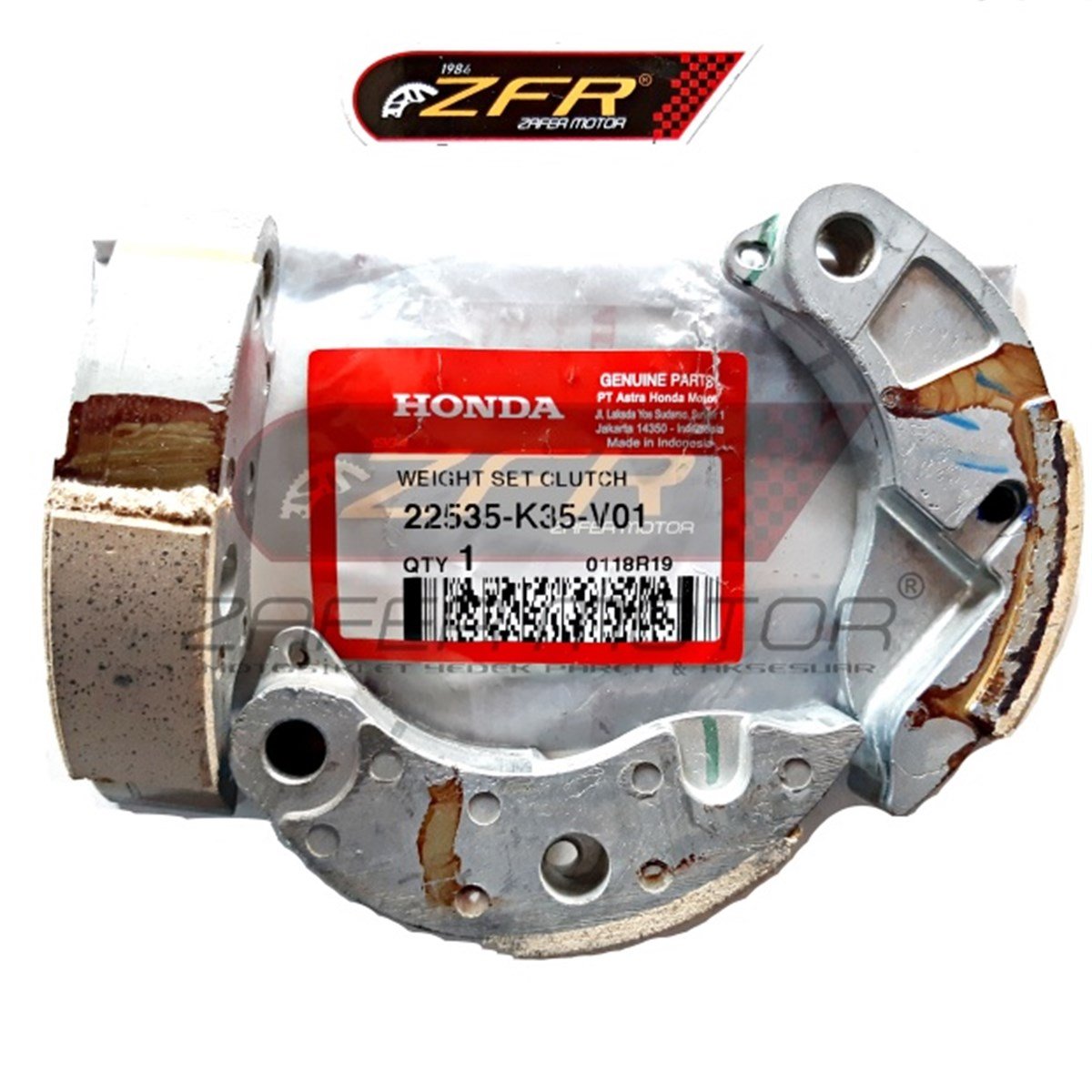 HondaDebriyajHonda Pcx150 Debriyaj Balatası | Zafer MotorHONDA PCX150 ARKA DEBRİYAJ BALATASI ORJİNAL 22535K35V01