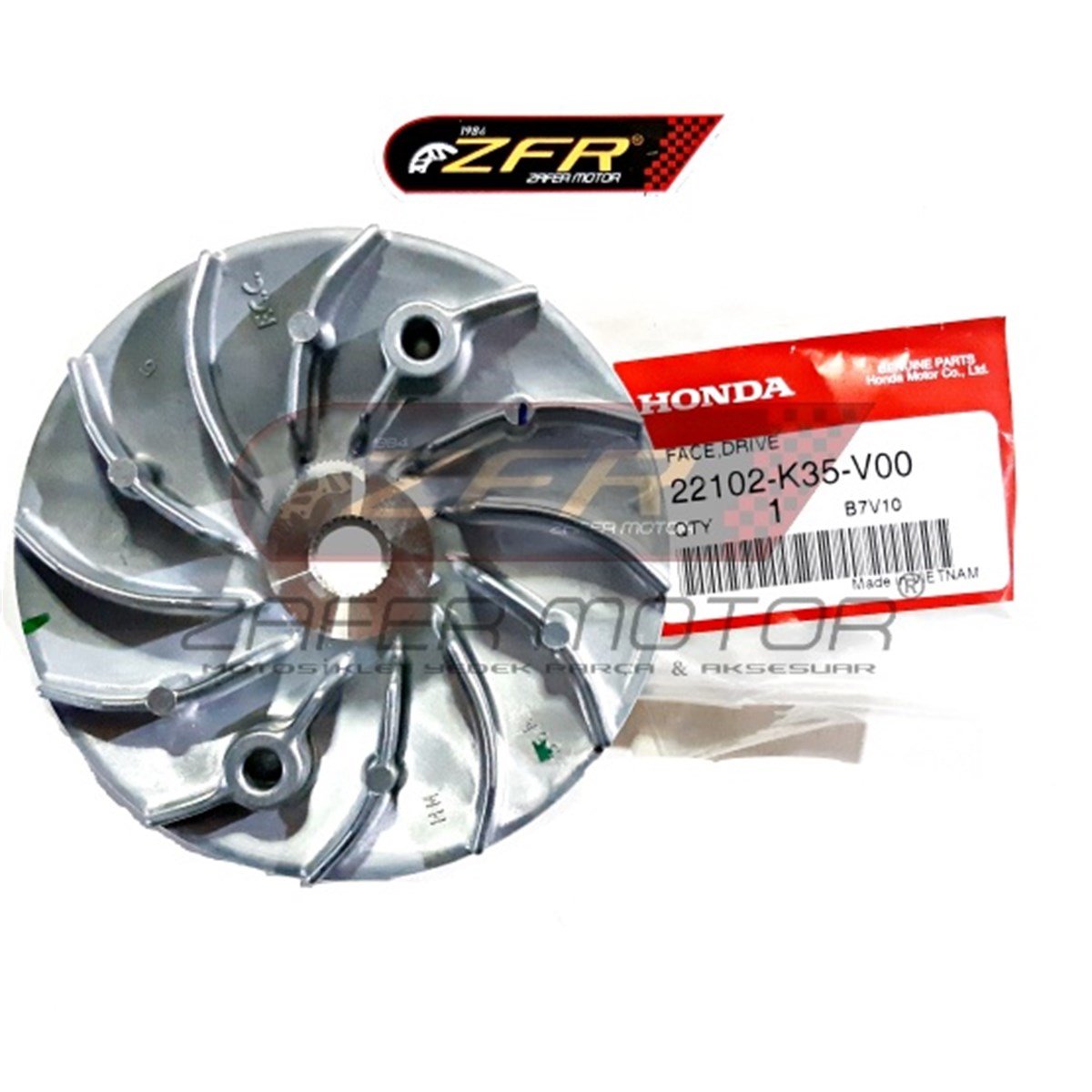 HondaDebriyajHonda Pcx150 Ön Debriyaj Sabit Yanak 2014-2017 | Zafer MotorHONDA PCX150 ÖN DEBRİYAJ SABİT YANAK KASNAK ORİJİNAL 2014-17 22102K35V00