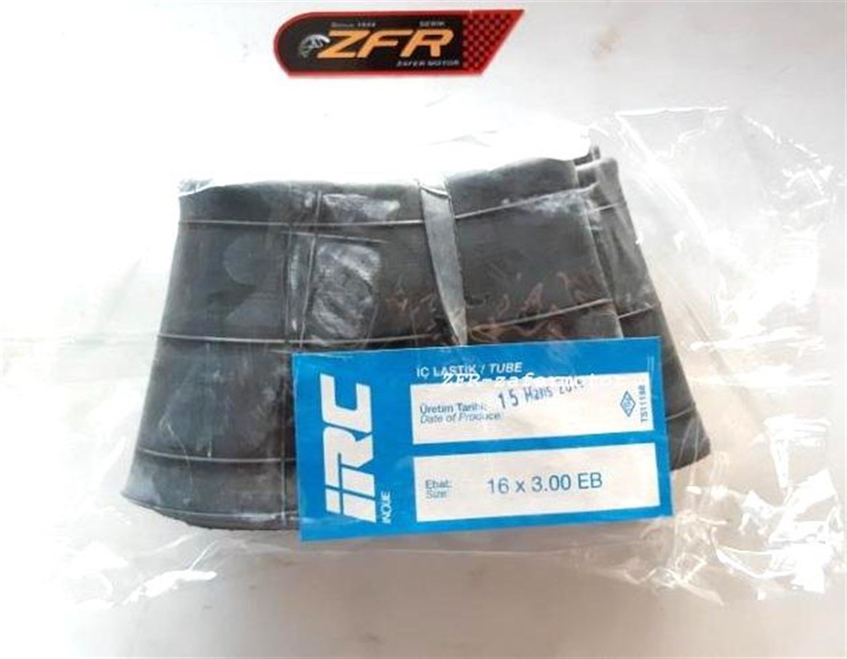 IrcMotosiklet LastikIRC 16X3.00 ELEKTRİKLİ BİSİKLET İÇ LASTİK EĞRİ SİBOP