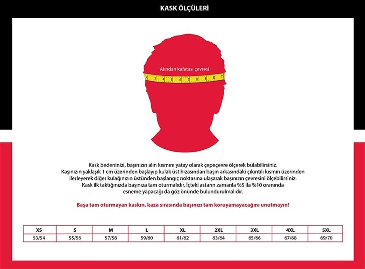 JeikaiKaskJeikai Çene Açılır Vizörlü Kask F1 (M)