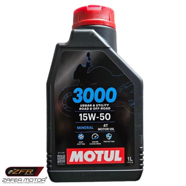 MotulYağMotul 3000 15W-50 Mineral Motor Yağı 12x1Lt 2020 Üretim