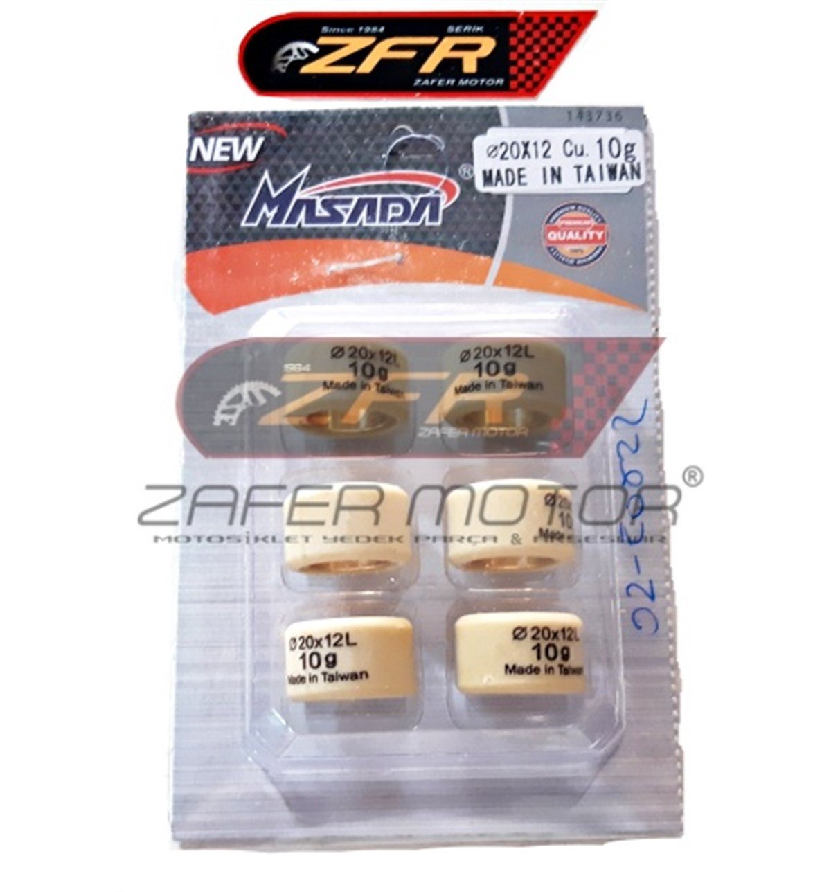 MarkasızDebriyajSCOOTER 20X12 DEBRİYAJ BAGA AĞIRLIK TAHRİK SETİ MASADA