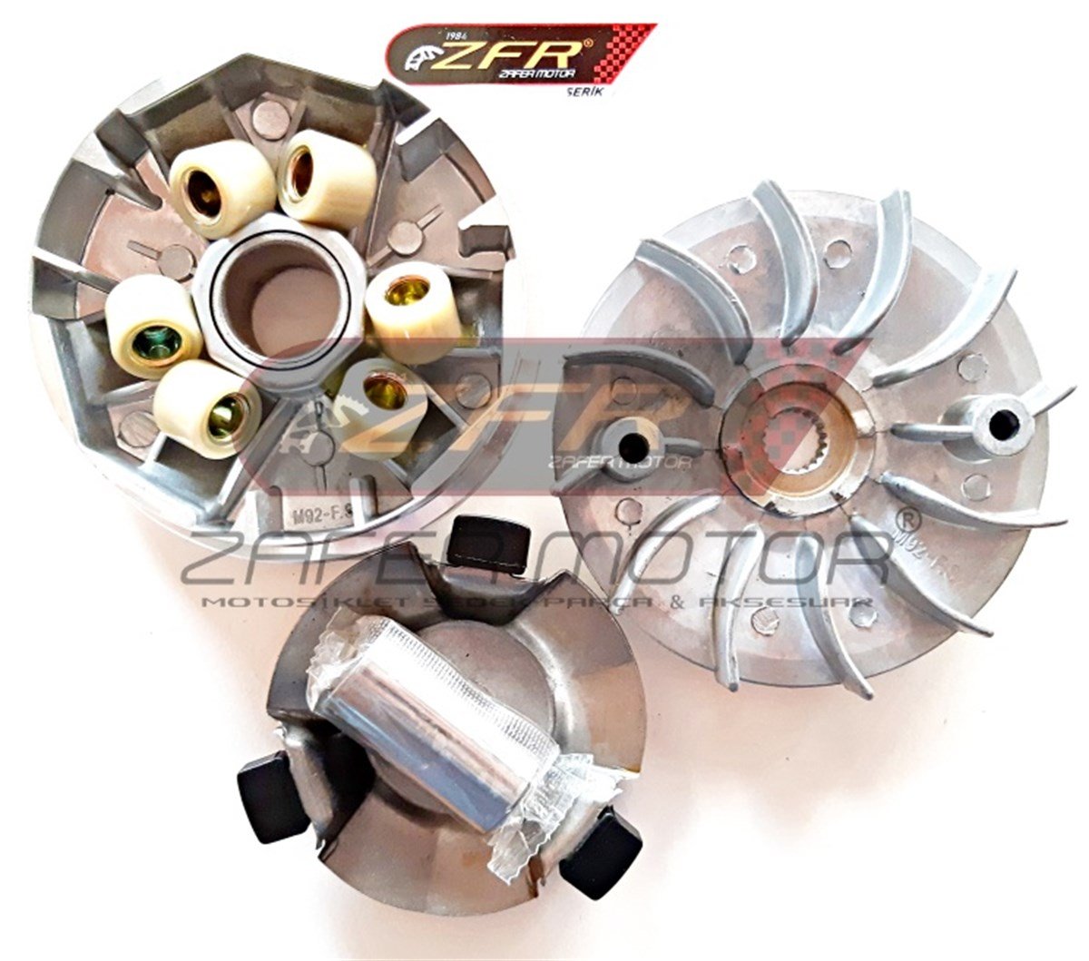 MarkasızDebriyajSYM JET14 JET4 ORBİT2 FIDDLE2 125cc ÖN DEBRİYAJ VARYATÖR KOMPLE