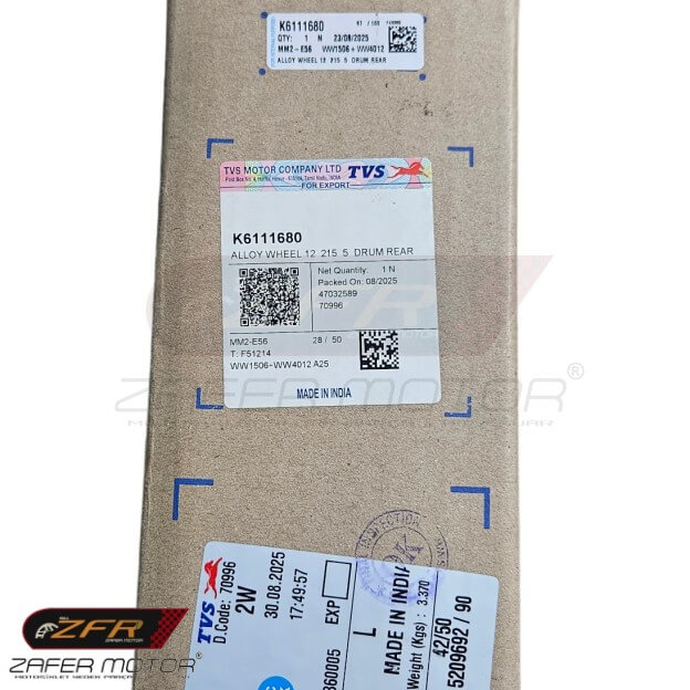 TvsYedek ParçaTvs Jupiter 125 Arka Jant K6111680