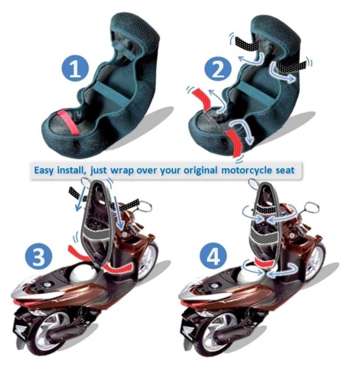 MarkasızBranda & Sele ÖrtüsüYAMAHA NMAX HONDA PCX SYM JET14 KOLTUK SELE KILIFI FİLE 3D