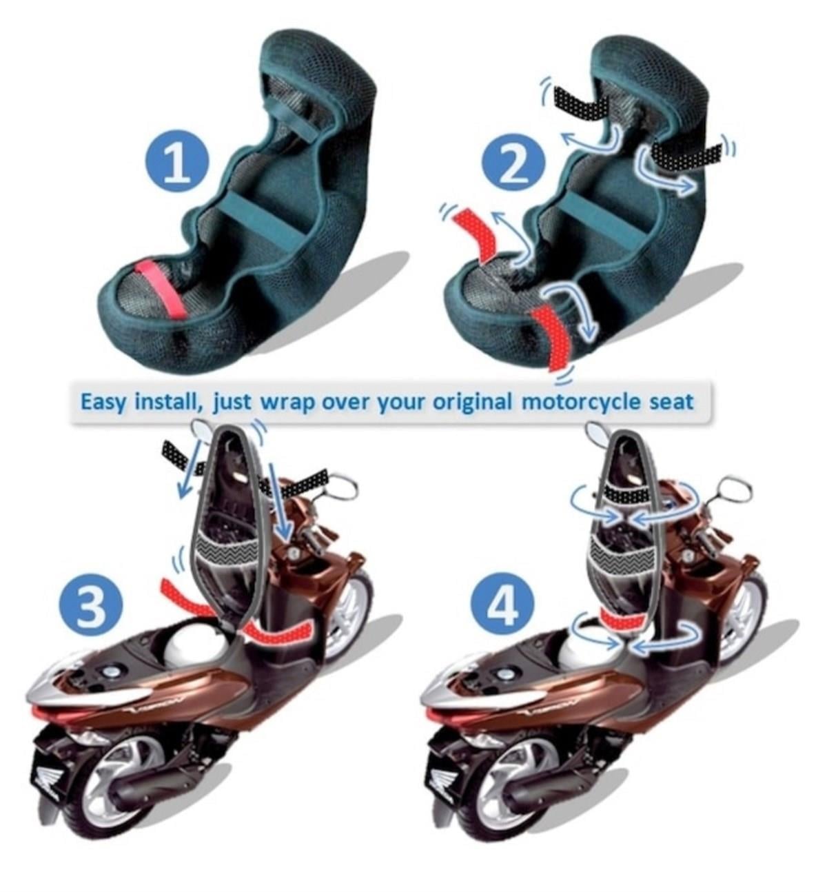 MarkasızBranda & Sele ÖrtüsüYAMAHA NMAX HONDA PCX SYM JET14 KOLTUK SELE KILIFI FİLE 3D