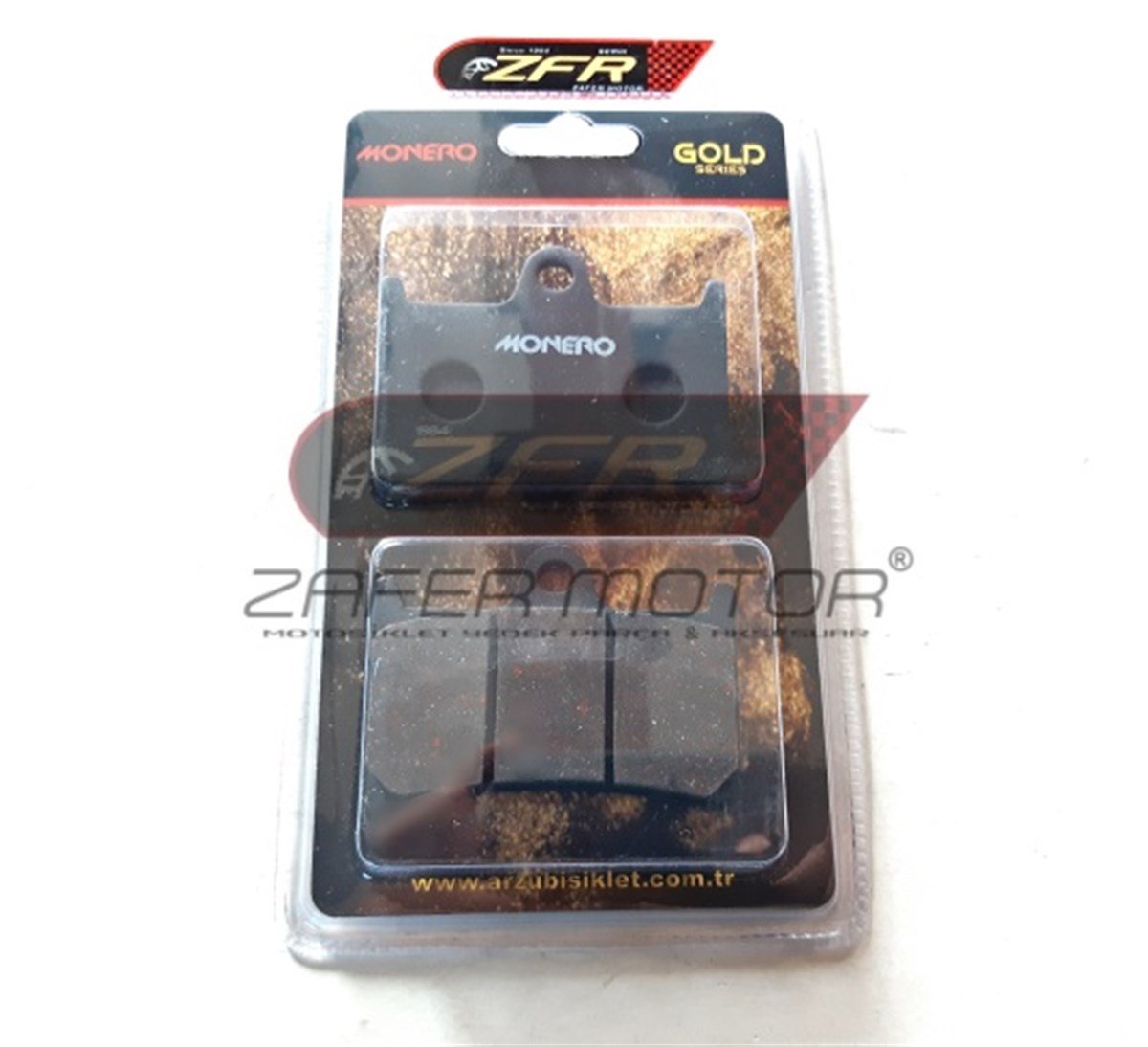 MoneroFren ve EkipmanlarıYAMAHA R1 R6 TRACER TMAX MT07 MT09 FZ8 ÖN FREN BALATA MONERO GOLD