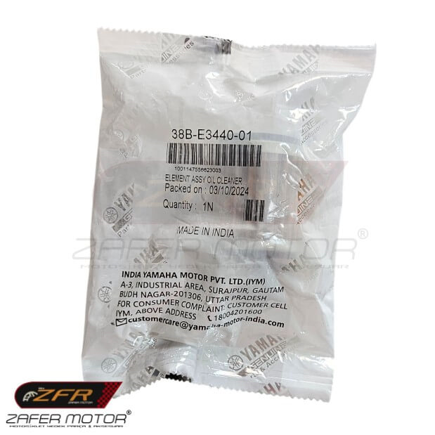 YamahaFiltreYamaha Xmax 250/300 Yağ Filtresi Orijinal 38BE344001 2023-25