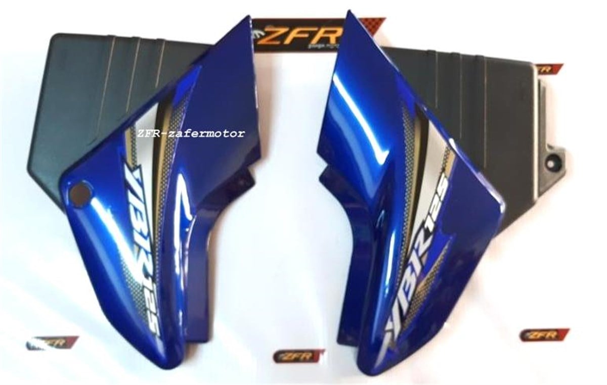 MarkasızYedek ParçaYAMAHA YBR125 AKÜ FİLTRE YAN KAPAK TAKIMI KIRMIZI / MAVİ 2009