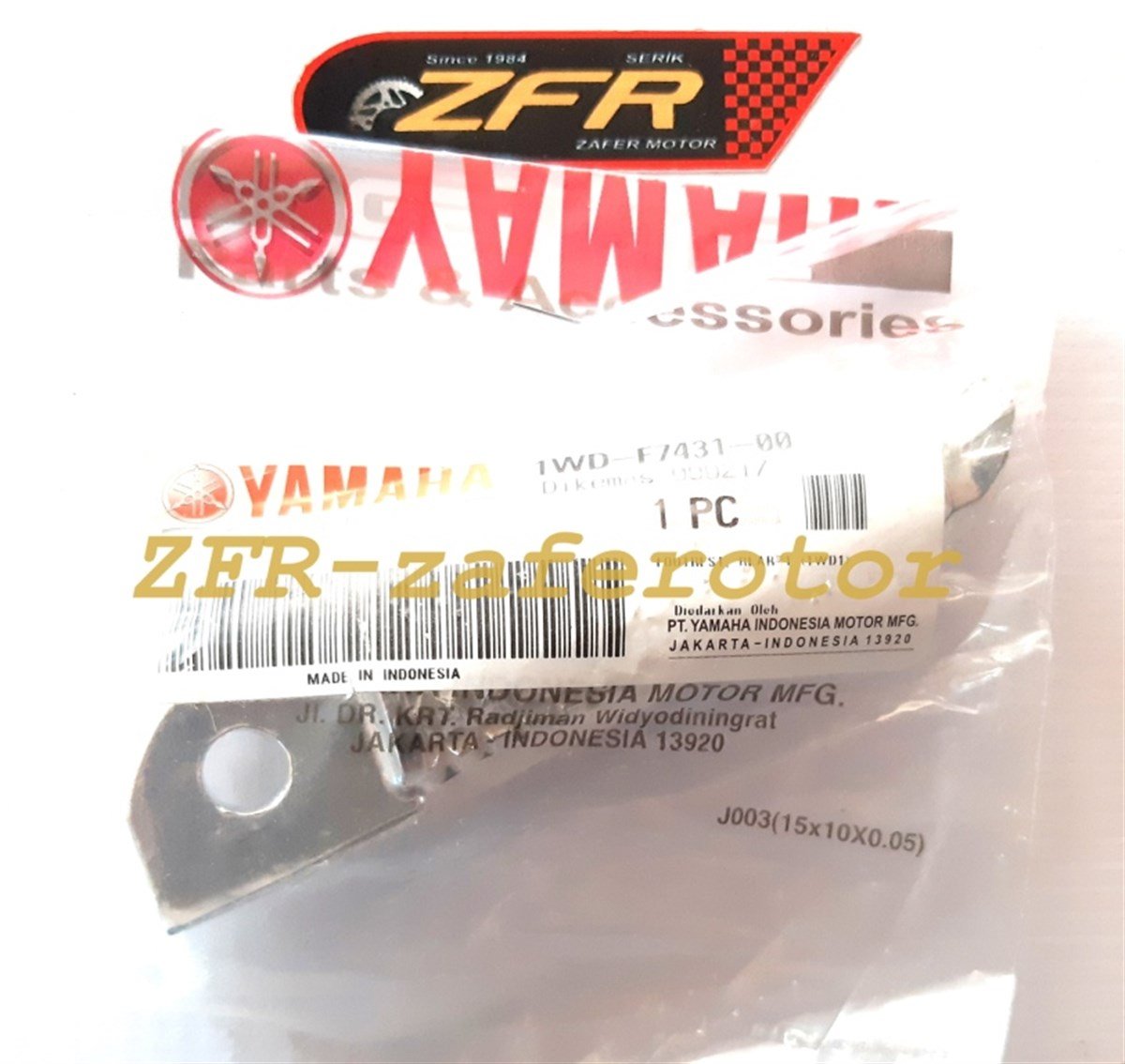 YamahaYedek ParçaYAMAHA YZF R25 MT25 ARKA BASAMAK SOL ORİJİNAL 1WD-F7431-00