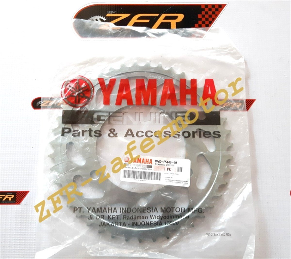 YamahaYedek ParçaYAMAHA YZF R25 MT25 ARKA DİŞLİ ORJ 1WD-F5443-00