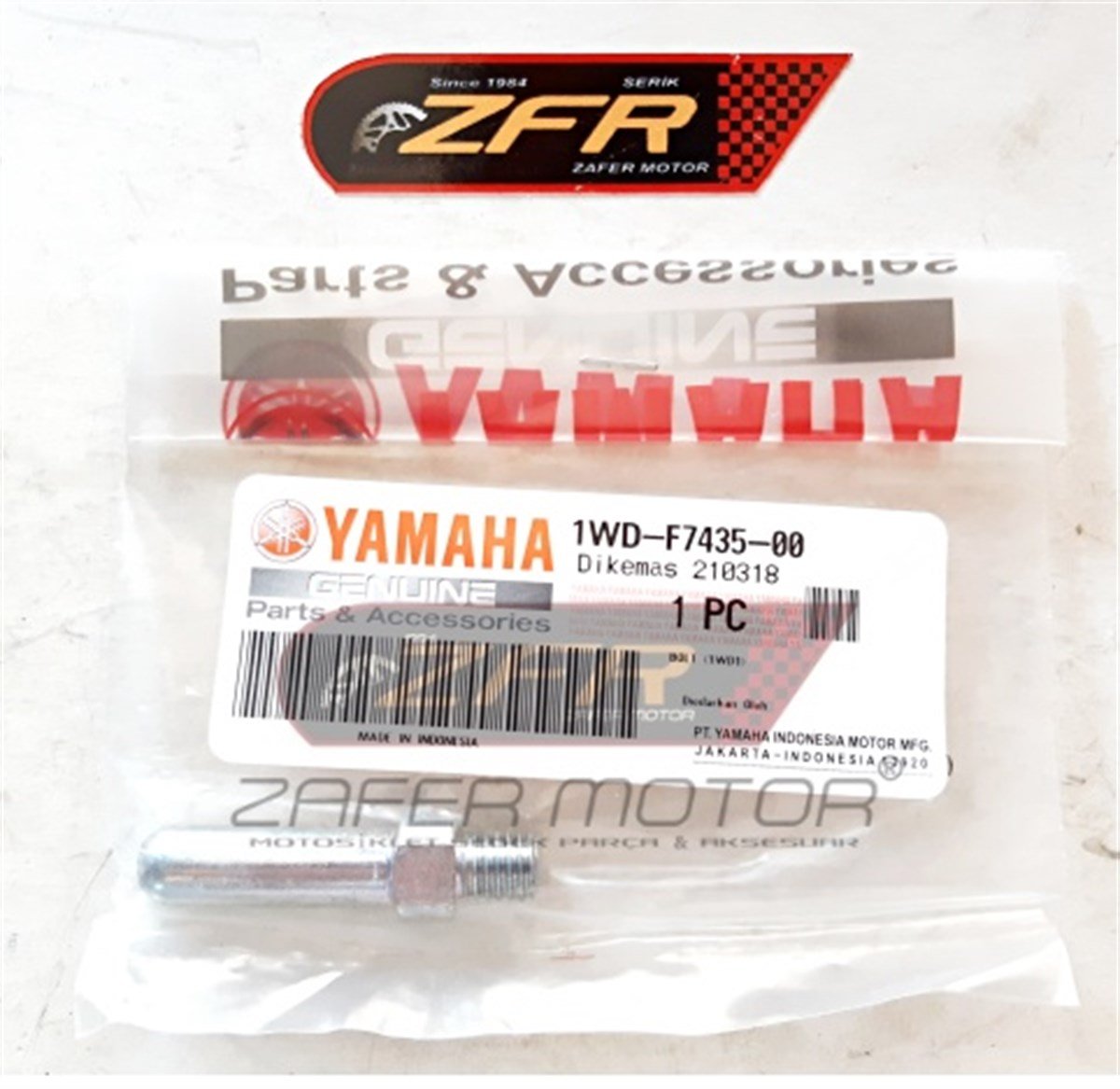YamahaYedek ParçaYAMAHA YZF R25 MT25 ÖN BASAMAK ALT VİDASI PİMİ ORJ 1WD-F7435-00