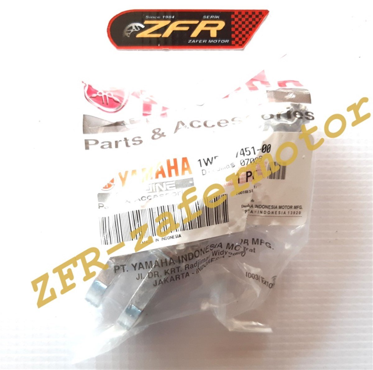 YamahaYedek ParçaYAMAHA YZF R25 MT25 ÖN BASAMAK SOL ORJ 1WD-F7451-00
