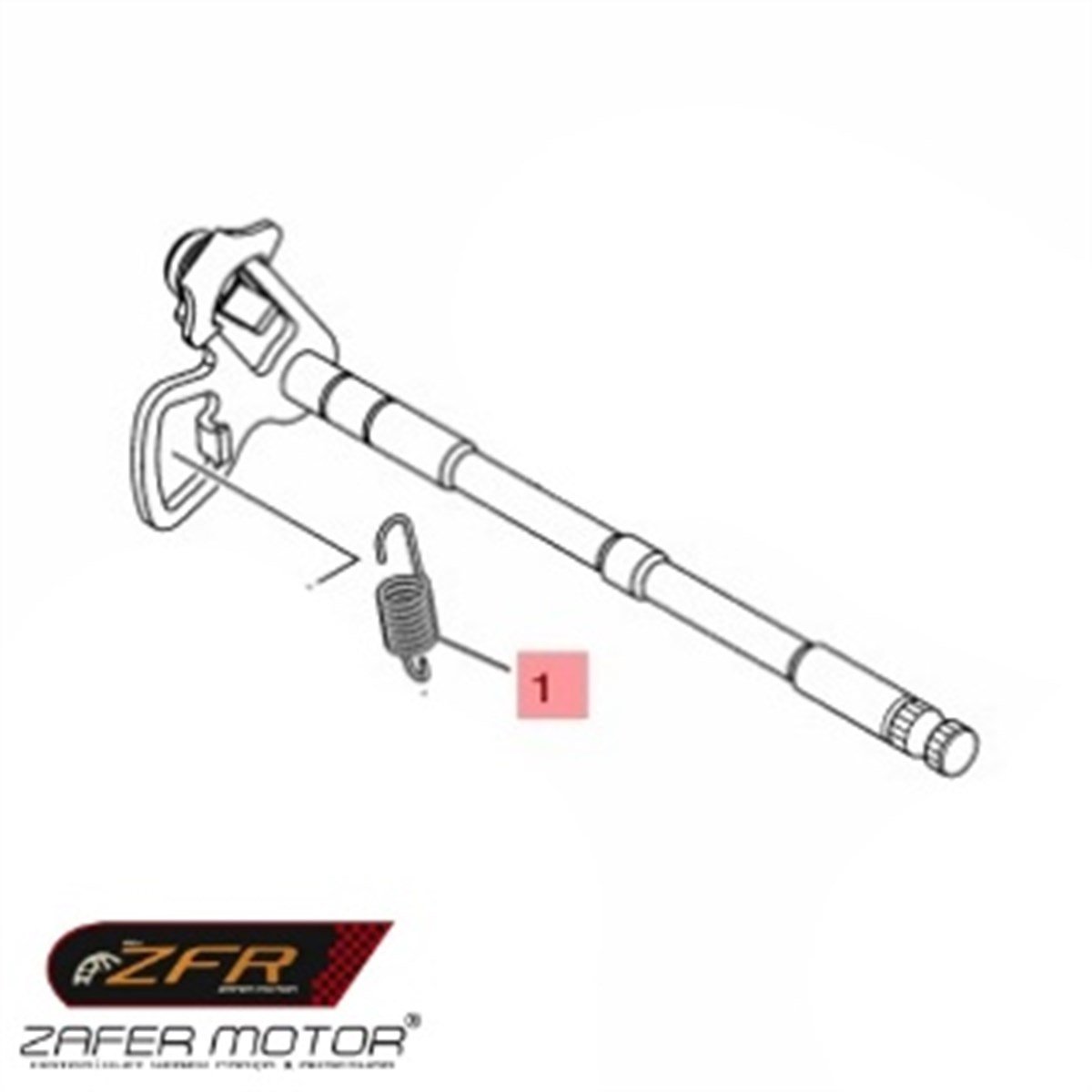 YamahaYedek ParçaYamaha Yzf R25 Mt25 Vites Seçici Yayı Orijinal 1WDE833700 2015-22