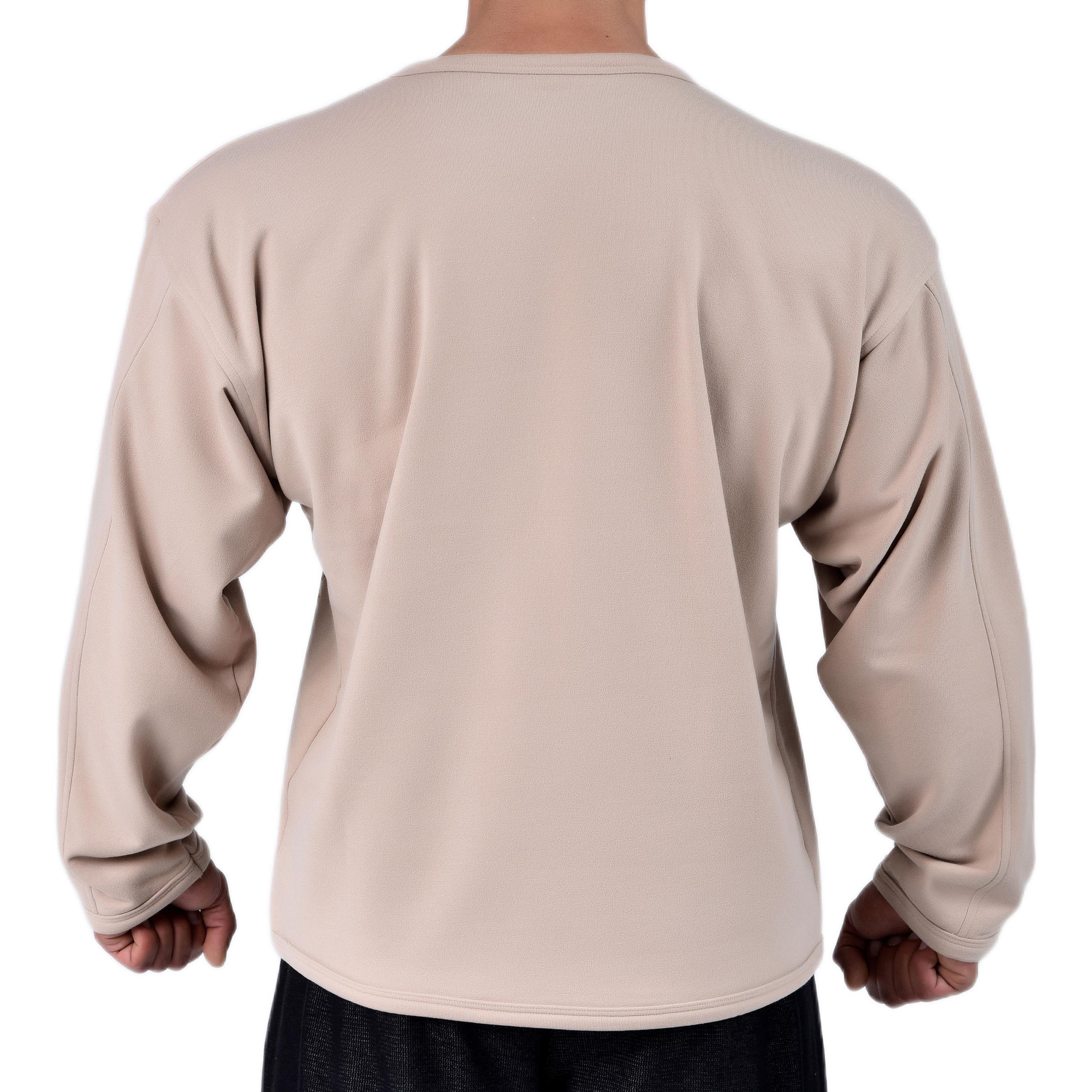 Açık Kahve Rahat Kesim Sweatshirt Big Sam 4618