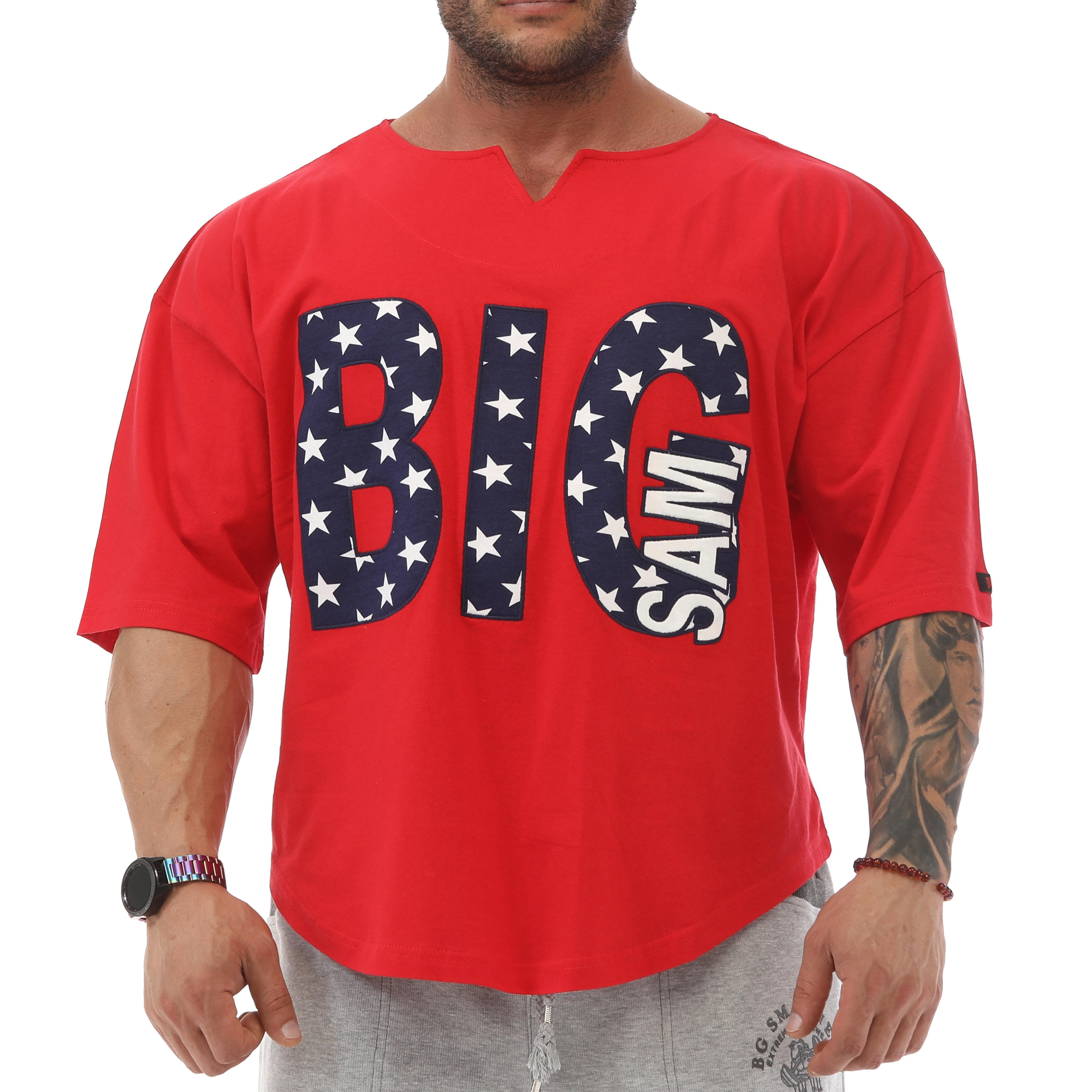 Amerikan Detaylı Antrenman Tişörtü Big Sam 3195