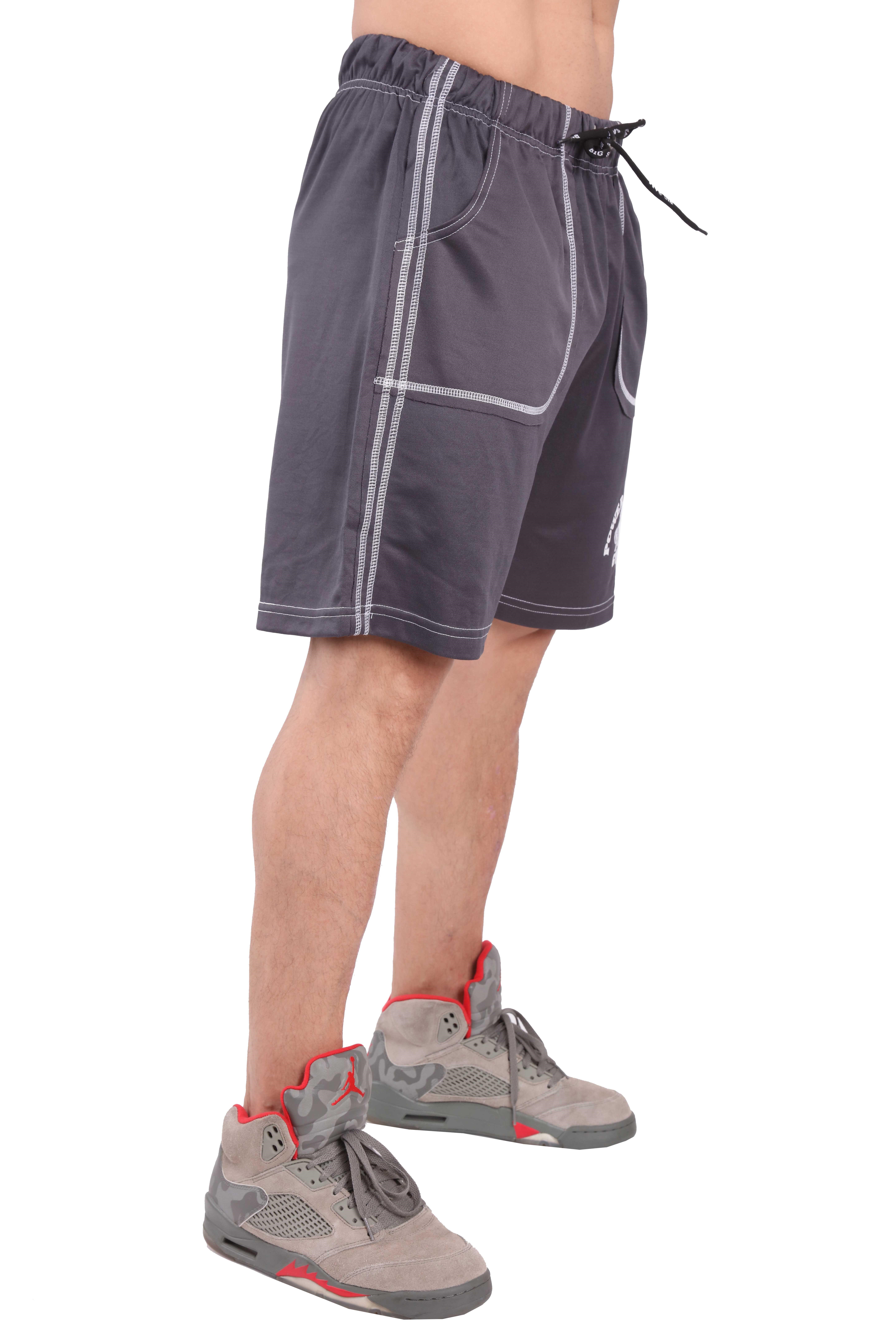 Antrasit Fitness Spor Şort Big Sam 1401