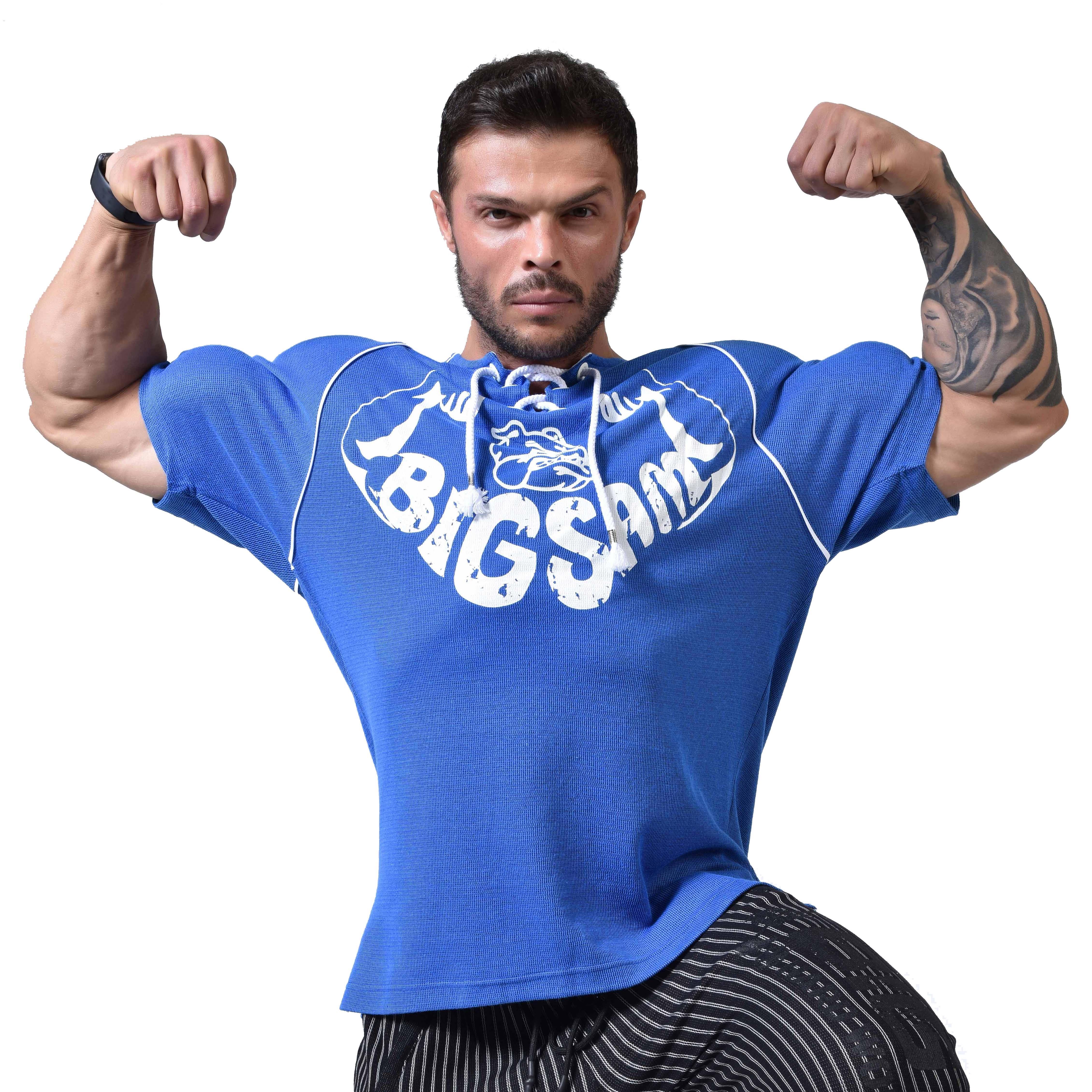 Bağcıklı Fitness Tişört Big Sam 3196