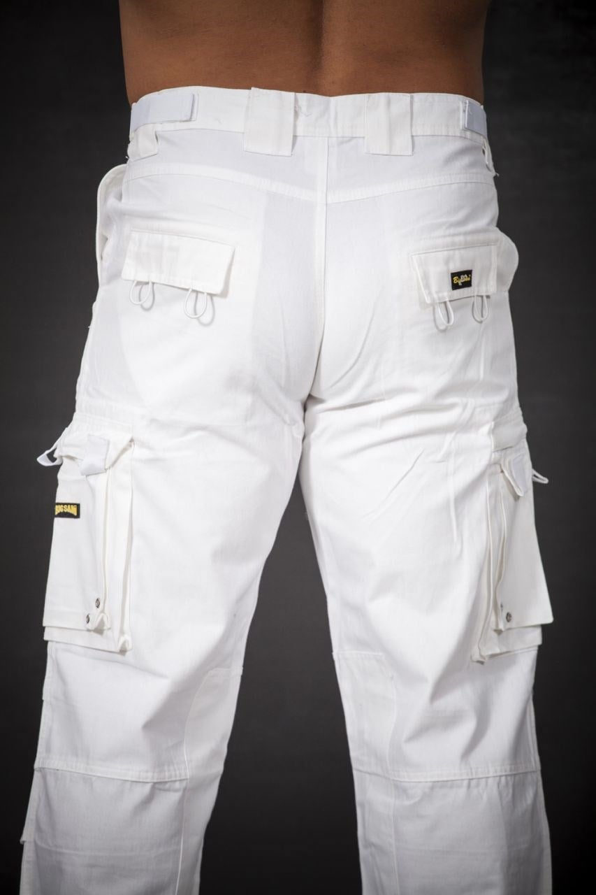 Beyaz Outdoor Kargo Pantolon Big Sam 1060