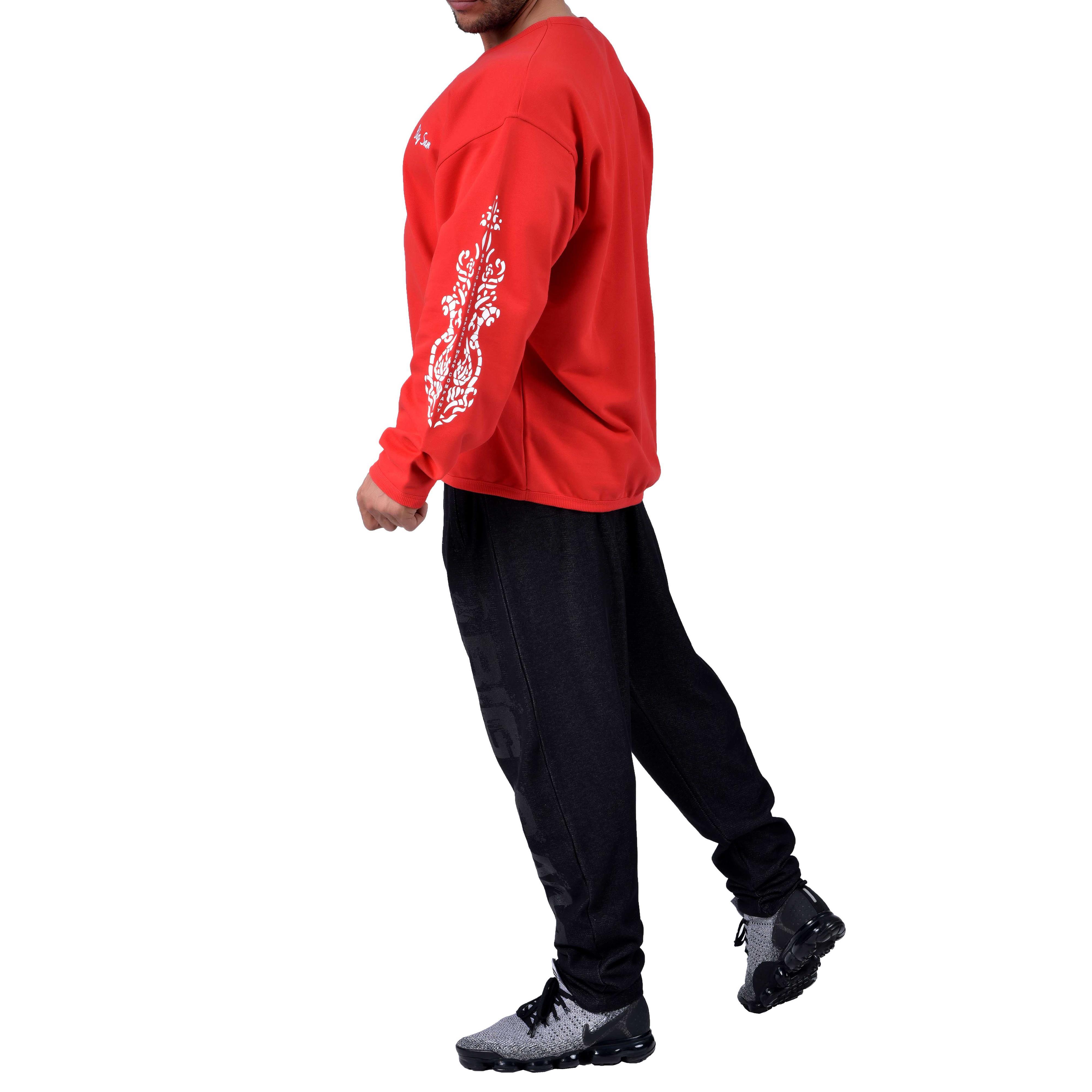 Bisiklet Yaka Bodybuilding Sweatshirt Big Sam 4575