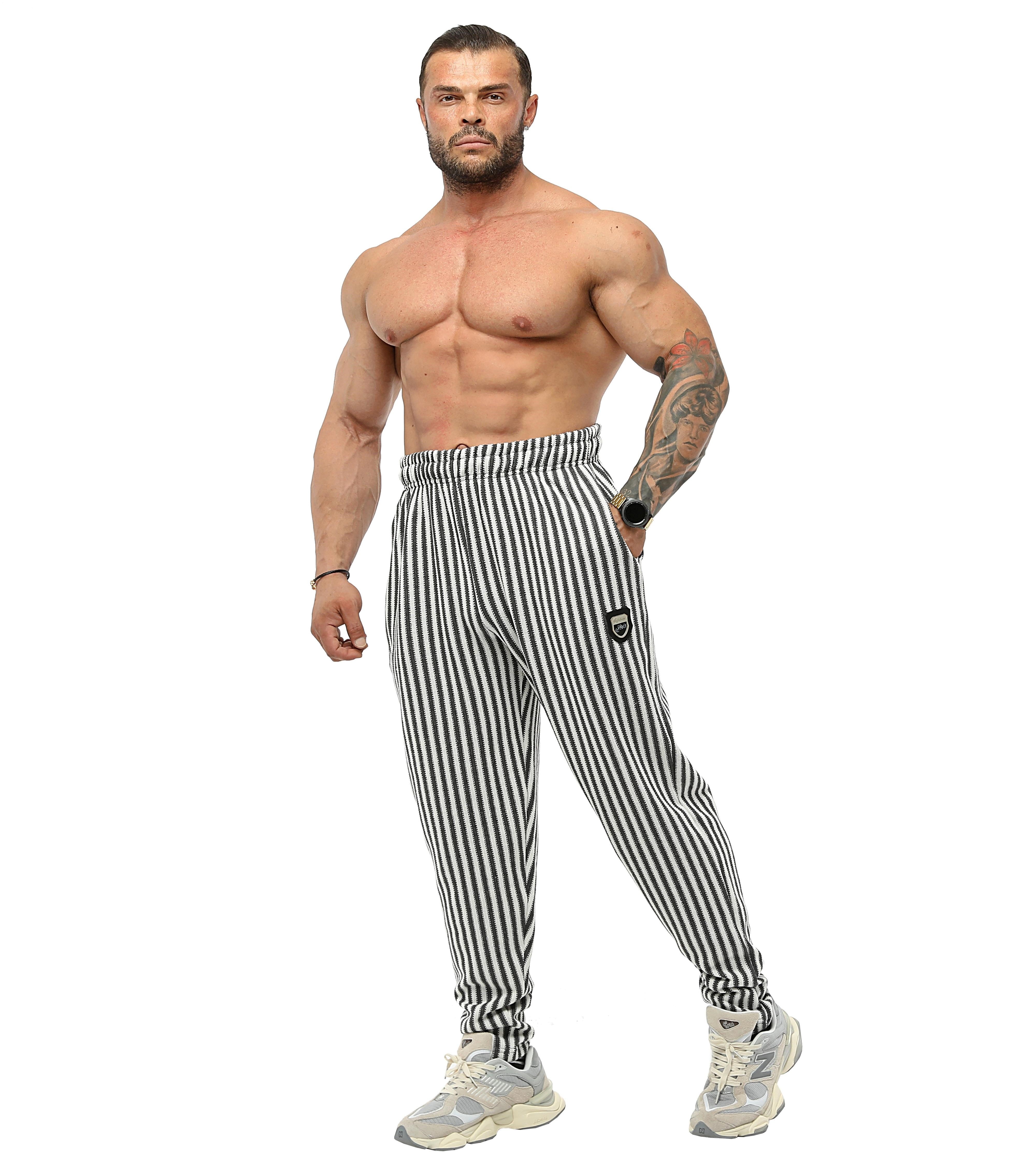 Body Pantolon Kışlık Eşofman Altı Çizgili BGSM PNT1320
