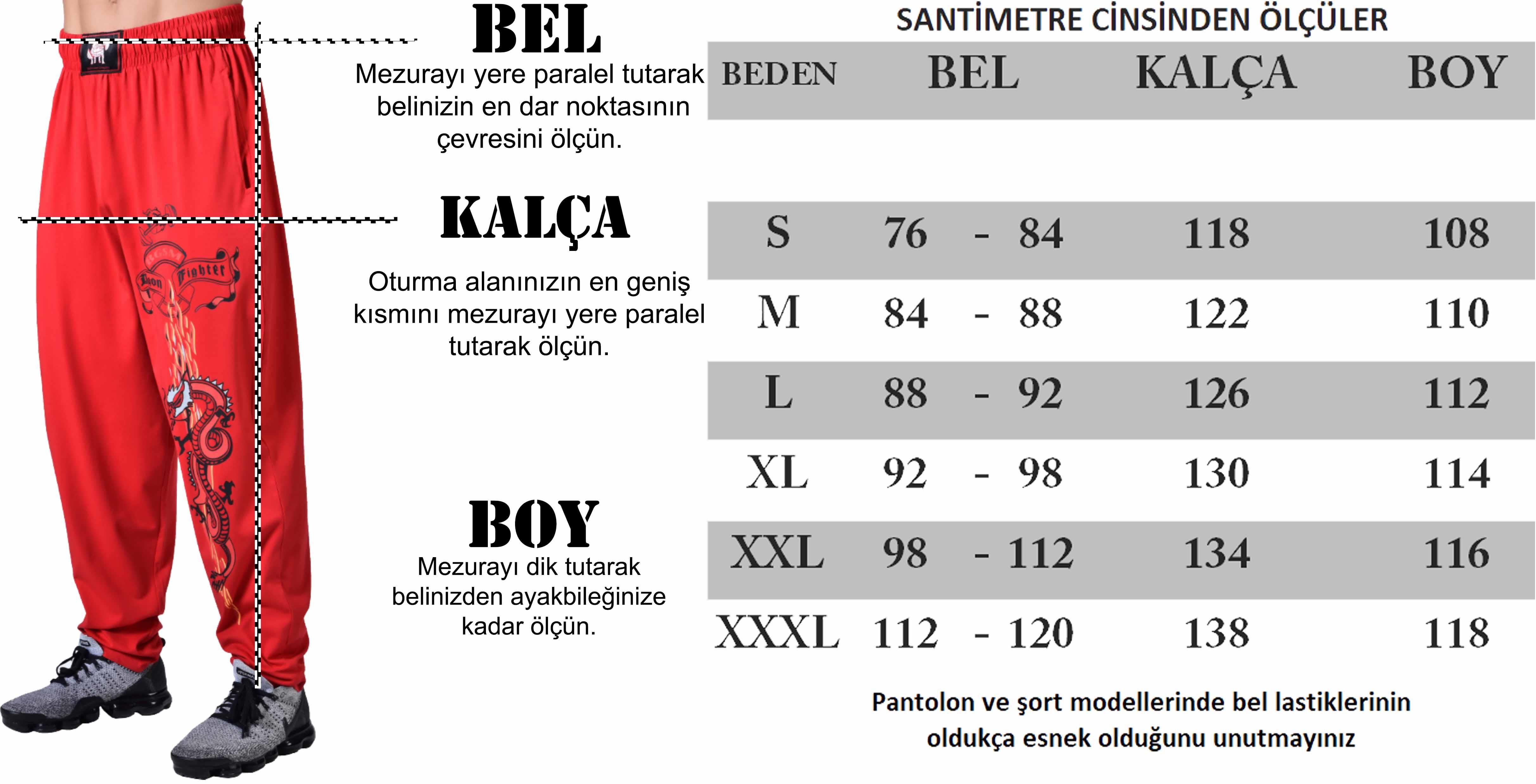 Bol Kesim Eşofman Altı Dragon Body Pantolon Big Sam 1274
