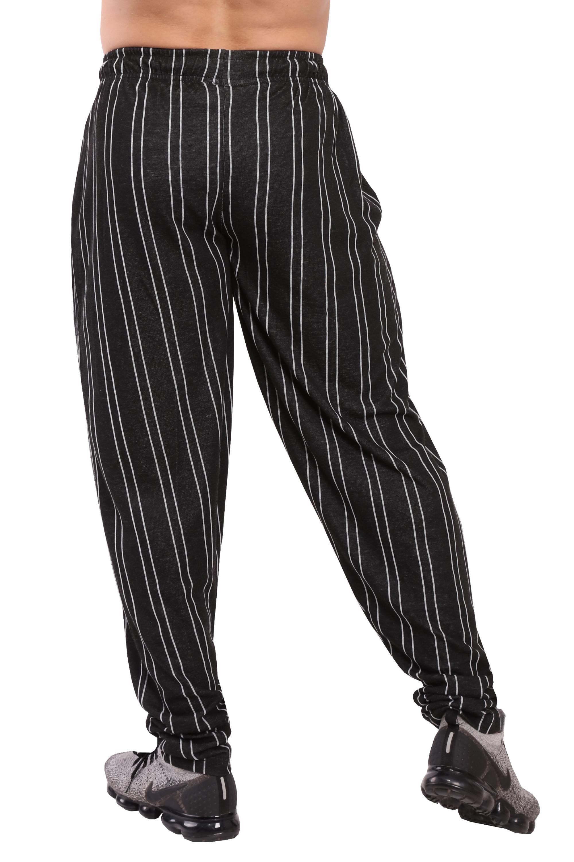 Çizgili Şalvar Kesim Body Pantolon Big Sam 1196