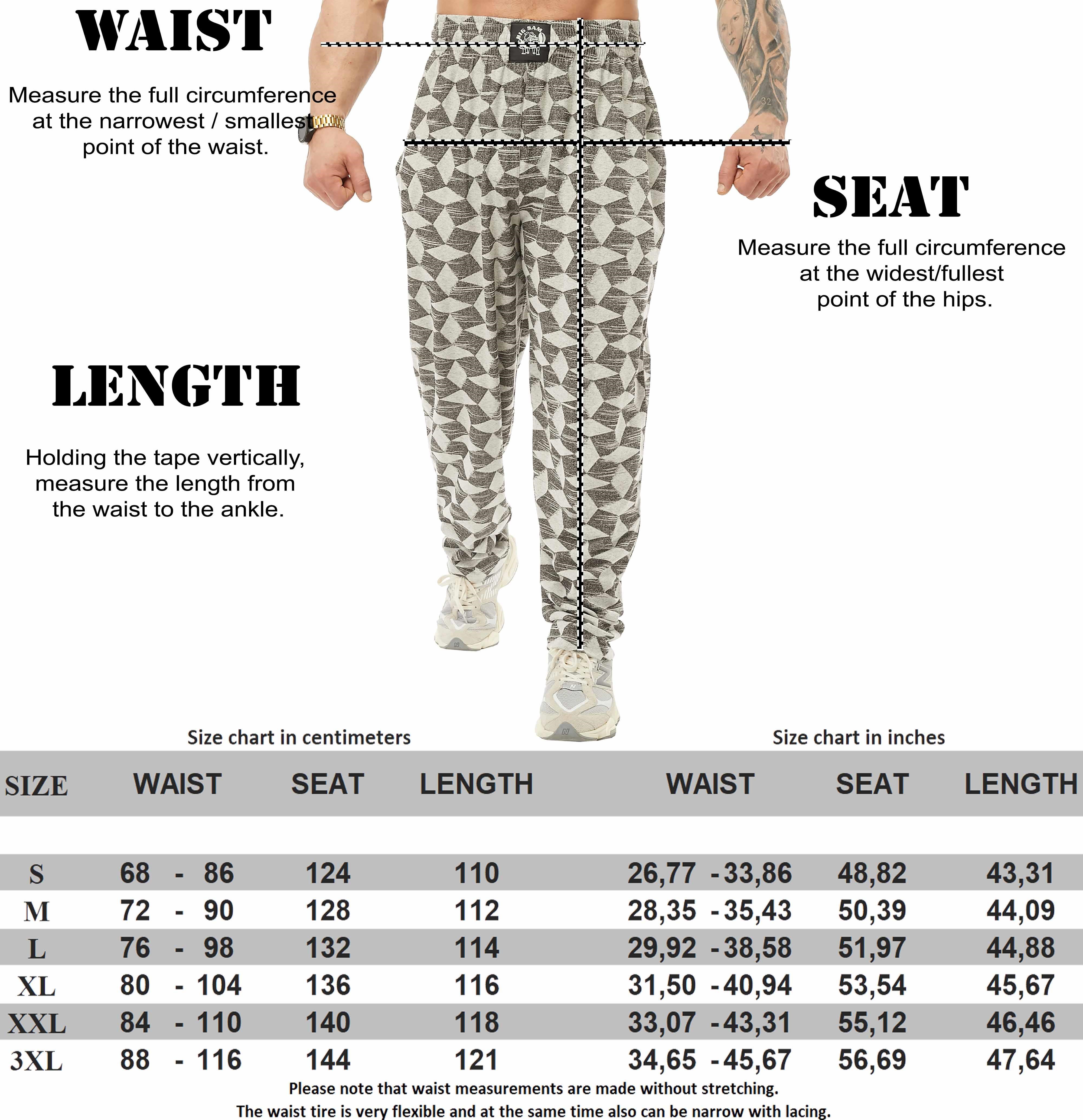 Desenli Natural Body Pantolon Şalvar Kesim Big Sam 1039