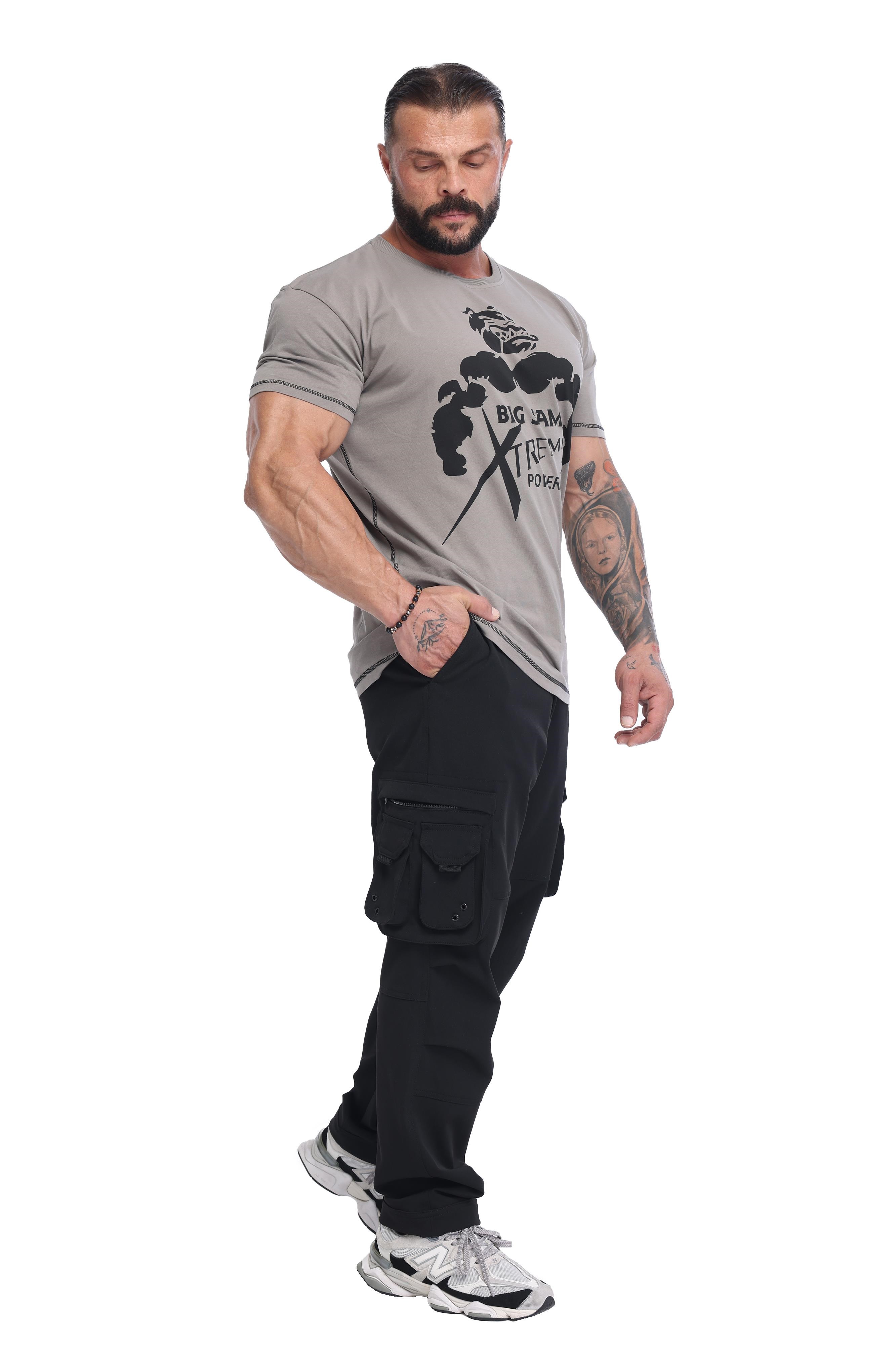 Erkek %100 Pamuk Regular Fit Desert Tişört Big Sam 2851
