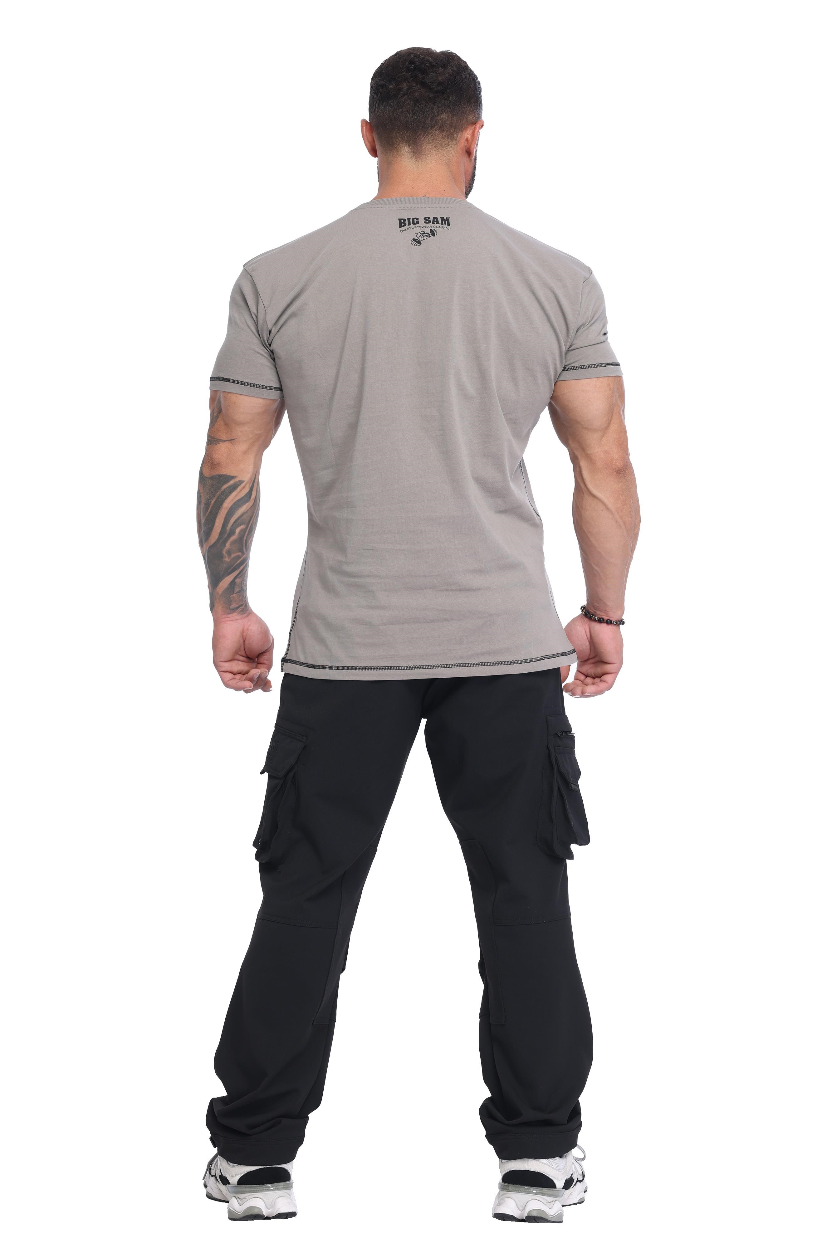Erkek %100 Pamuk Regular Fit Desert Tişört Big Sam 2851