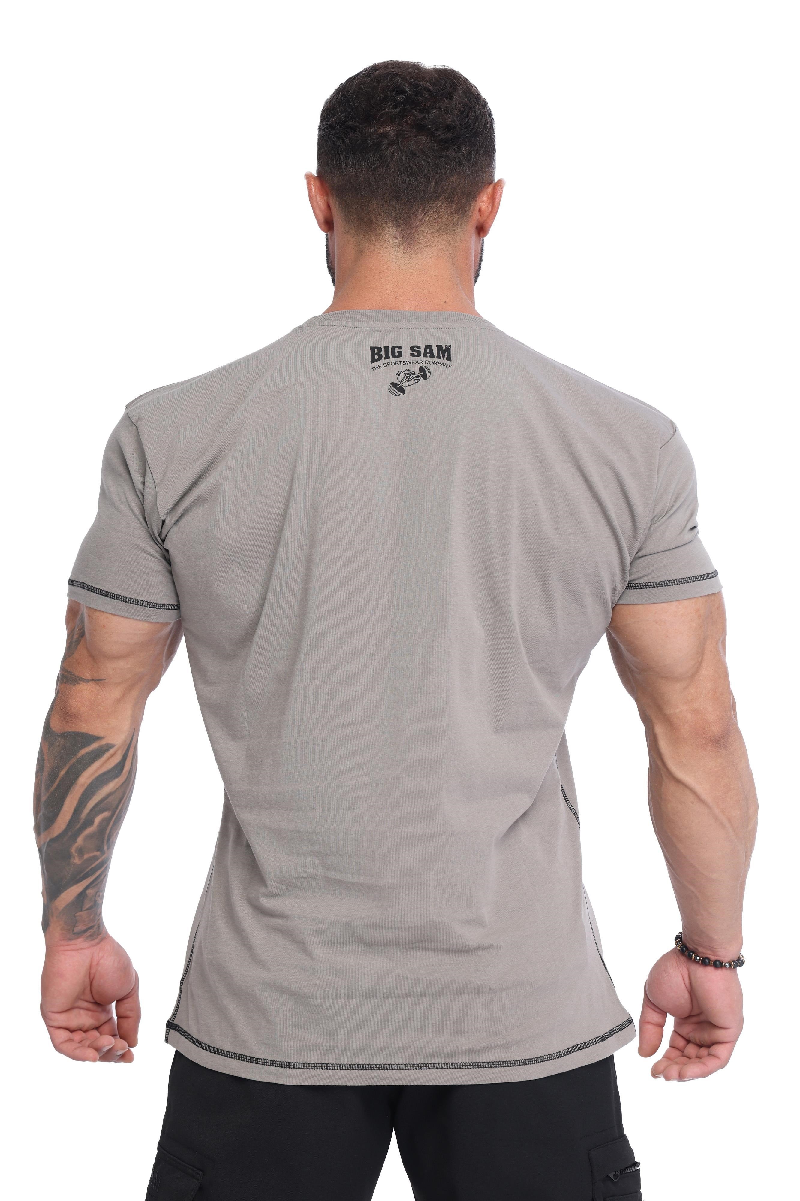 Erkek %100 Pamuk Regular Fit Desert Tişört Big Sam 2851