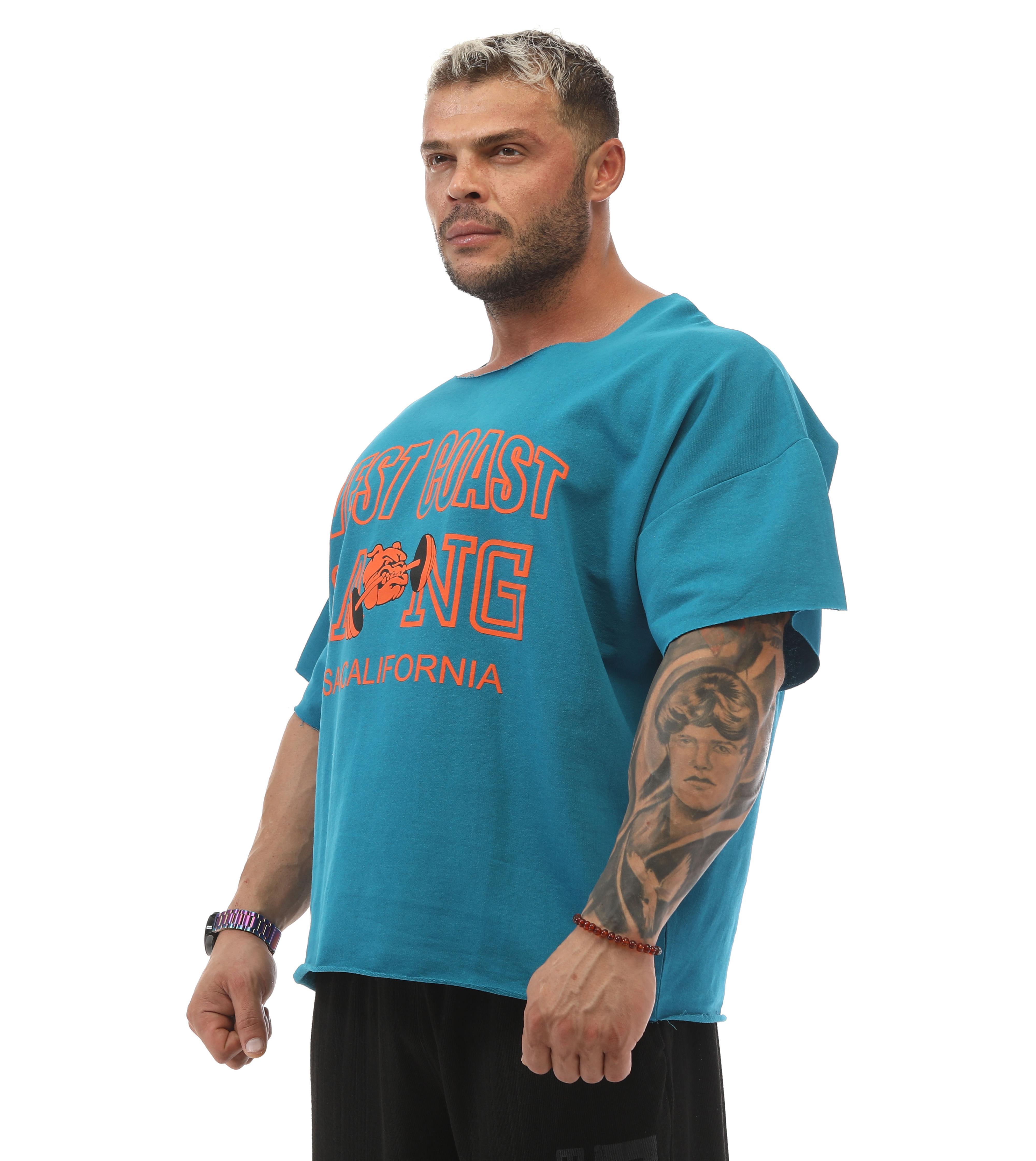 Erkek Antrenman T-shirt Bodybuilding Rag Top Stilya 7300