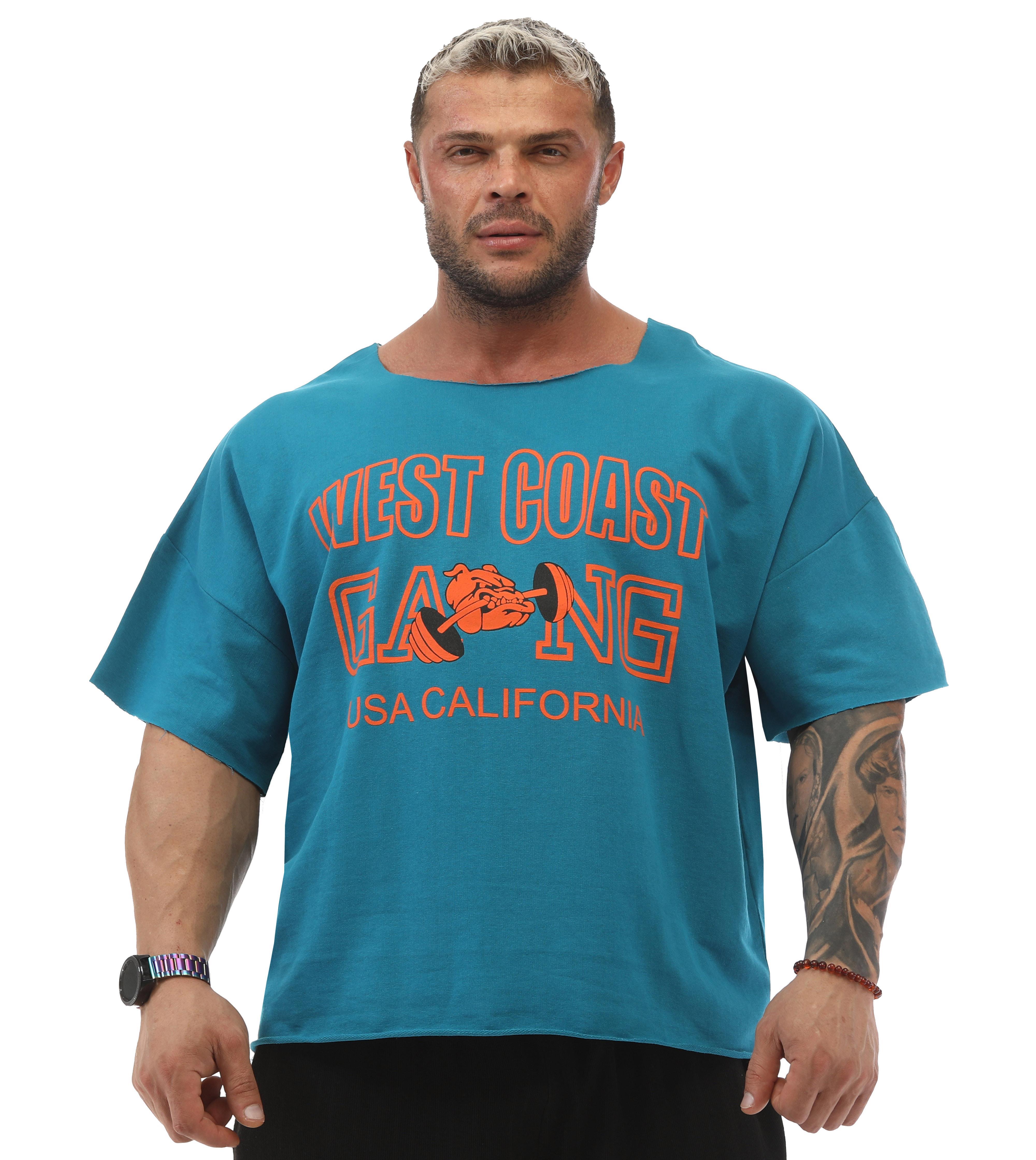 Erkek Antrenman T-shirt Bodybuilding Rag Top Stilya 7300
