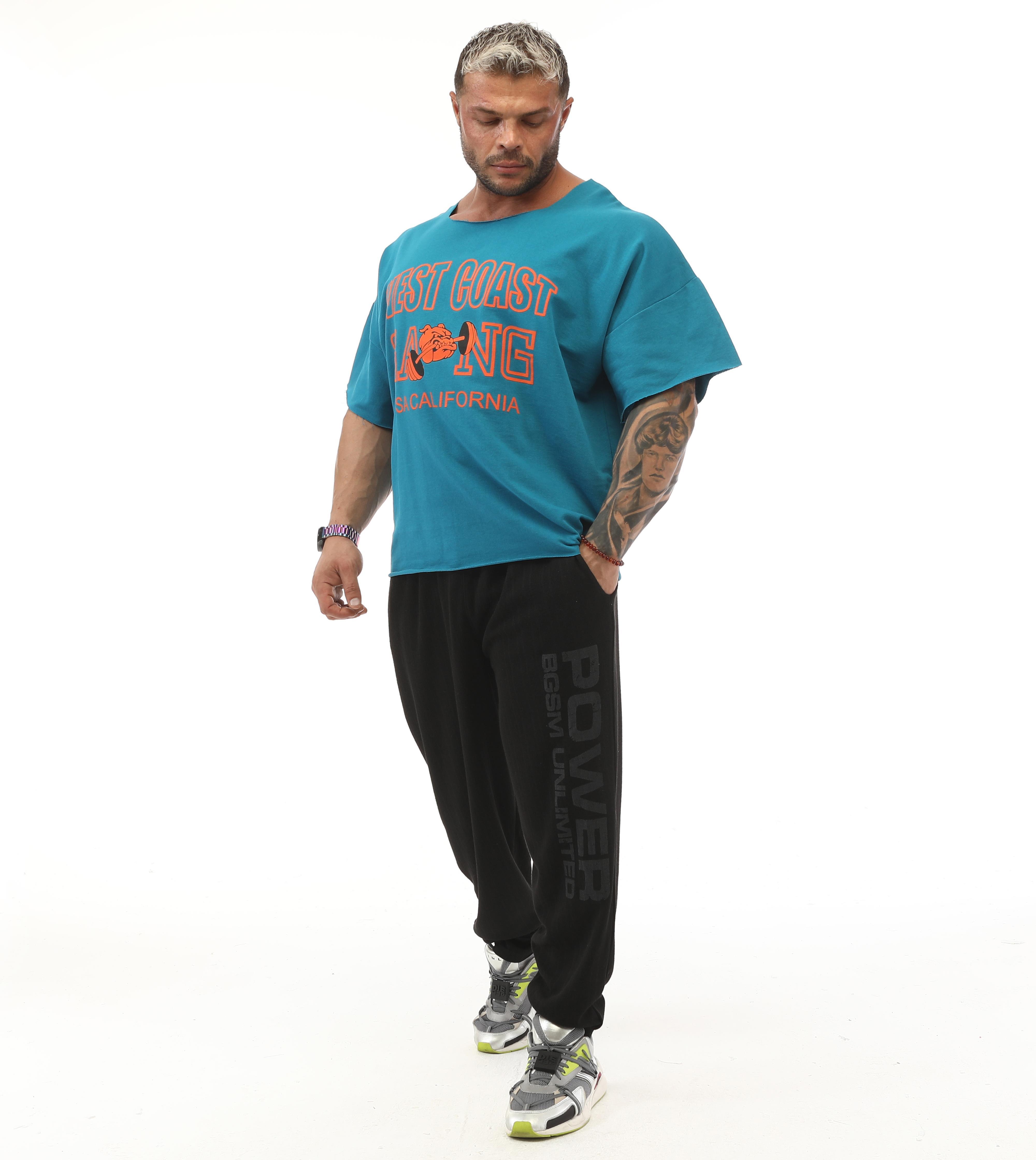 Erkek Antrenman T-shirt Bodybuilding Rag Top Stilya 7300