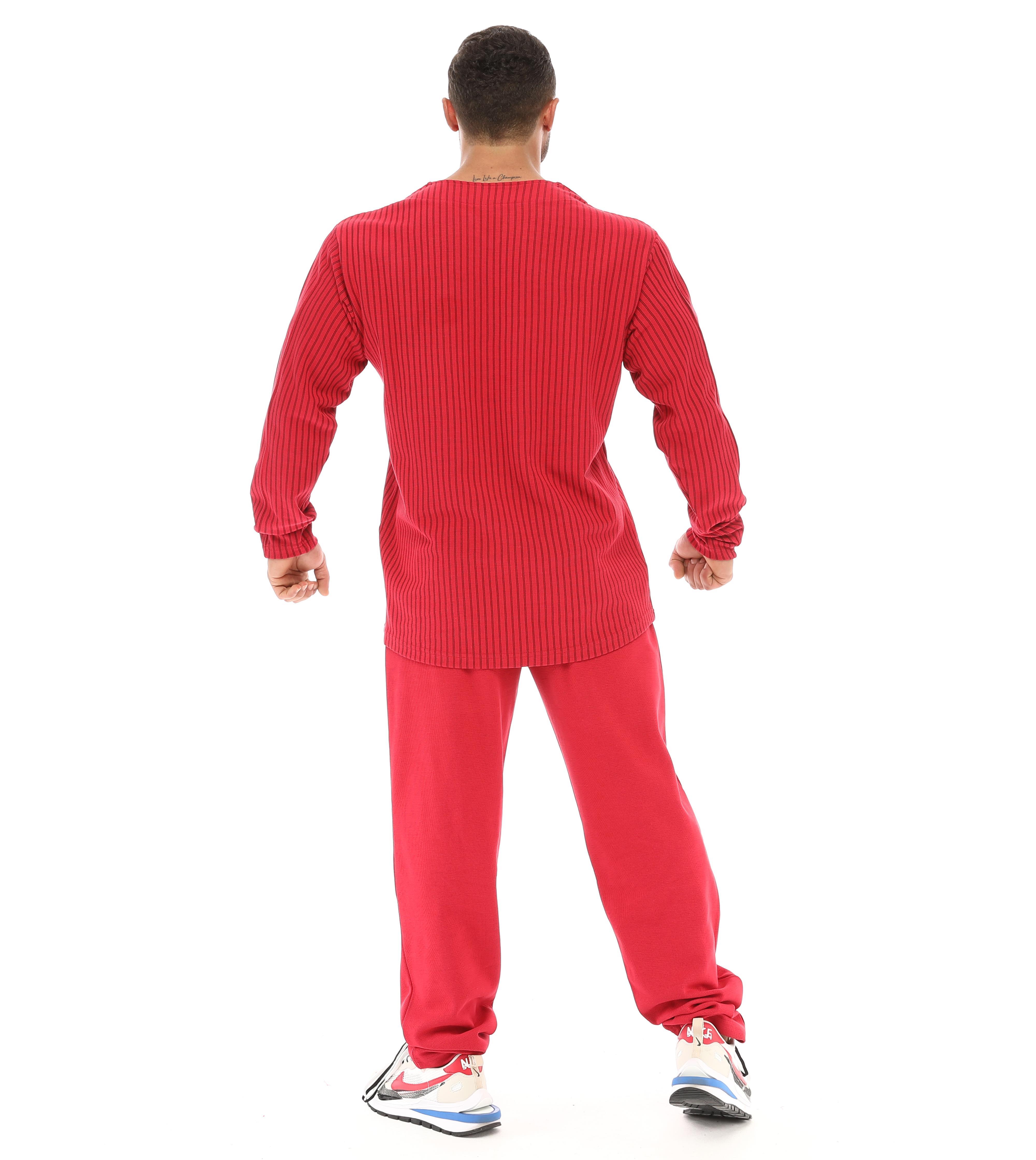 Erkek Bordo Kışlık Sweatshirt Big Sam 4711