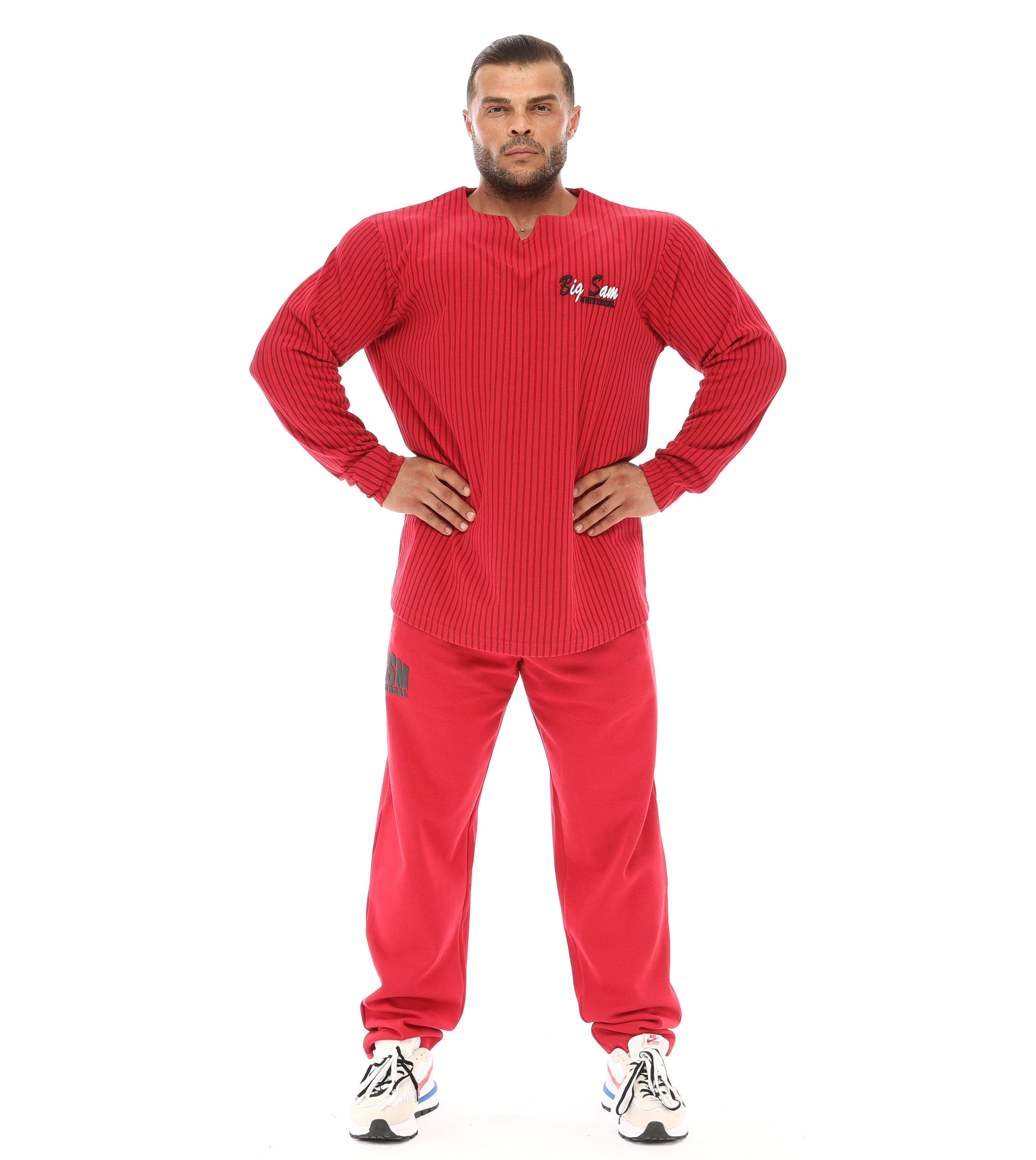 Erkek Bordo Kışlık Sweatshirt Big Sam 4711