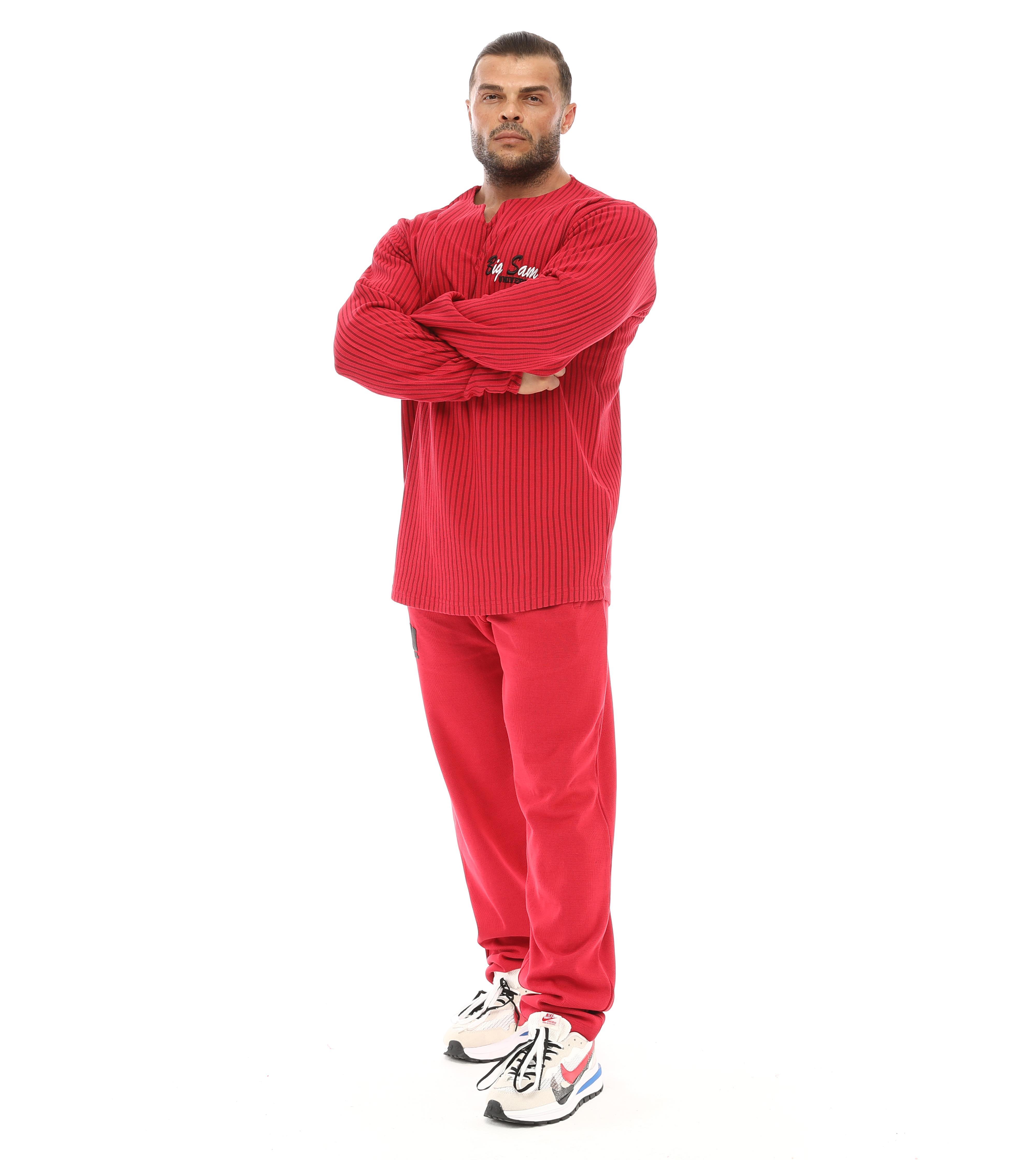 Erkek Bordo Kışlık Sweatshirt Big Sam 4711