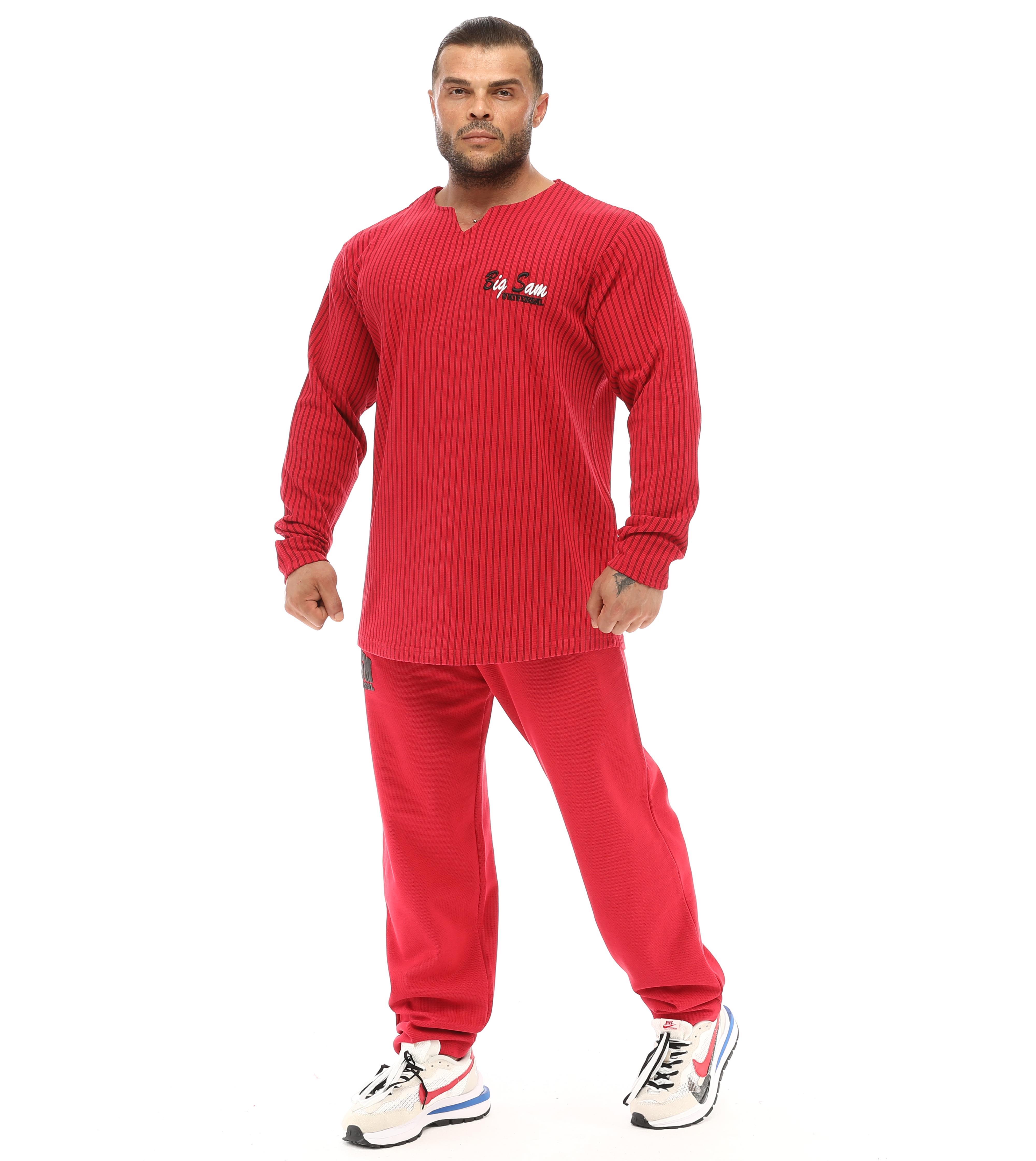 Erkek Bordo Kışlık Sweatshirt Big Sam 4711