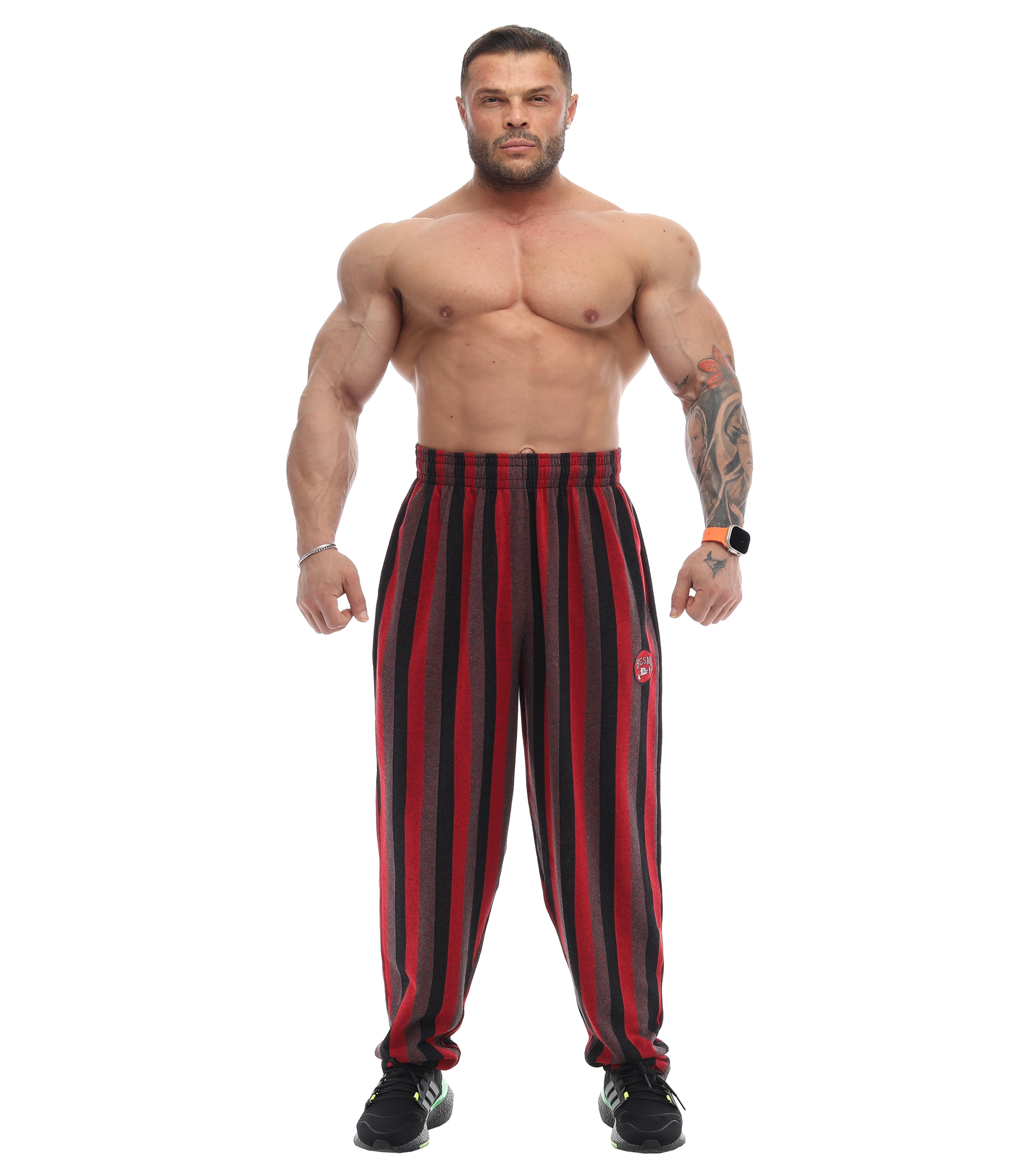 Erkek Eşofman Altı Çizgili Gym Pantolon BGSM PNT1363